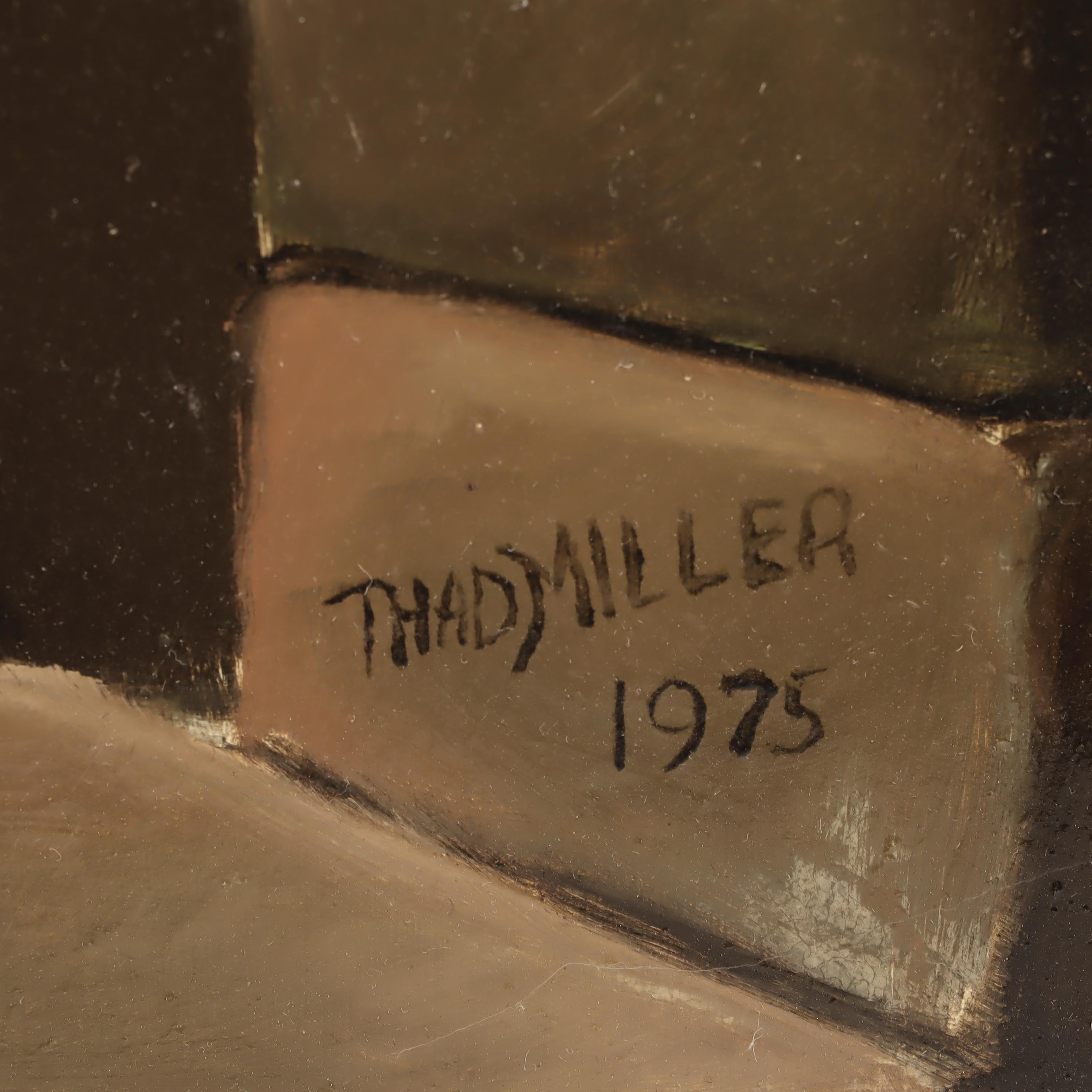 Thad Miller Patriotic Oil Painting of Boy in Military Uniform