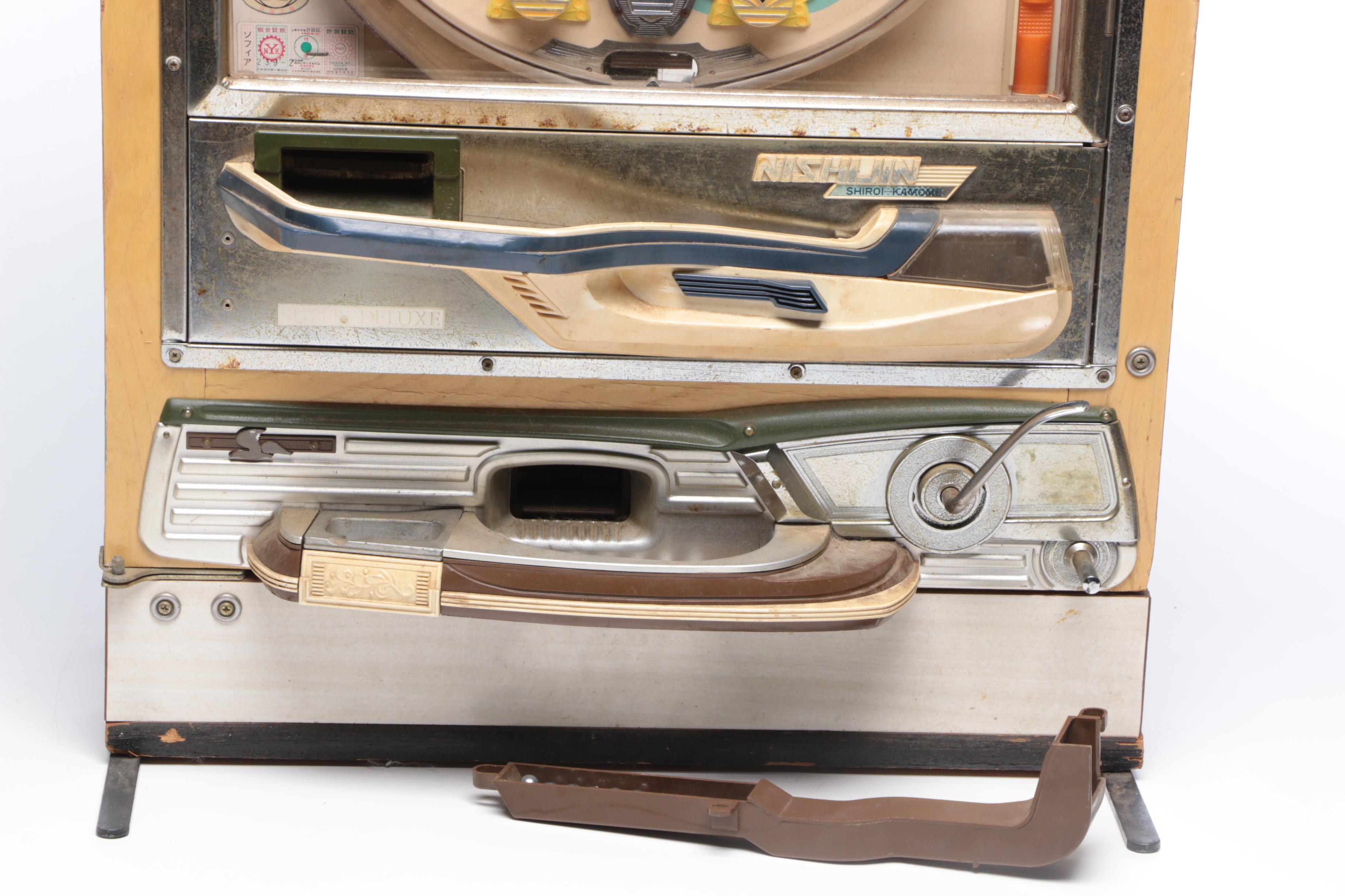 Japanese Nishijin Shiroi-Kamome Super Deluxe Pachinko Machine, Vintage