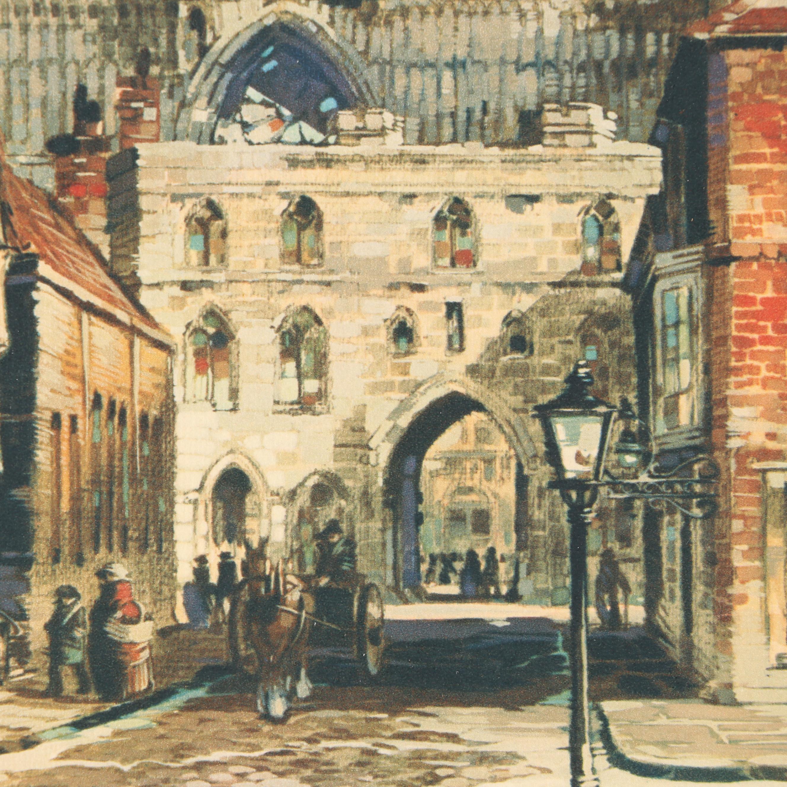 Al Mettel Lithograph and Charles Le Brun Engraving