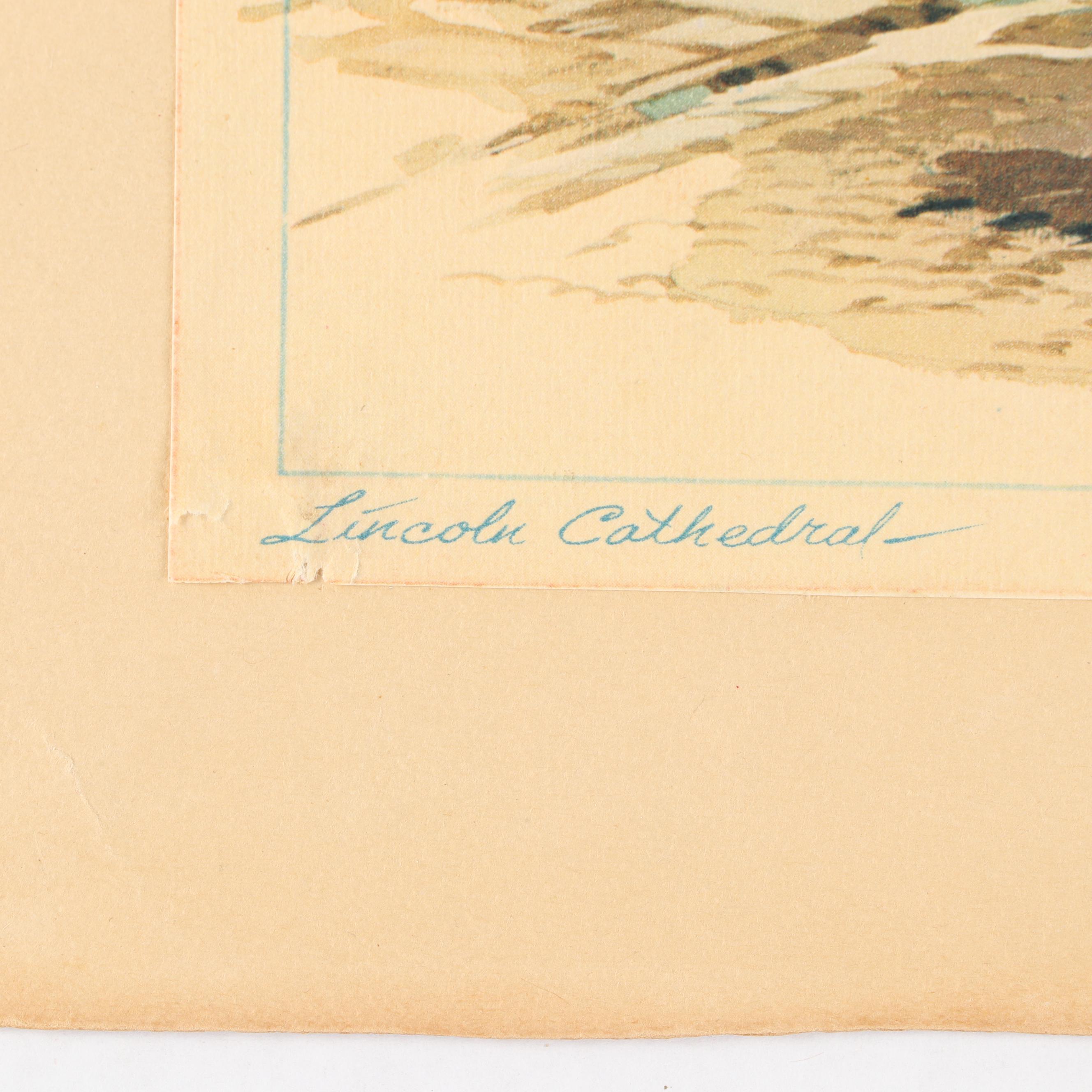 Al Mettel Lithograph and Charles Le Brun Engraving