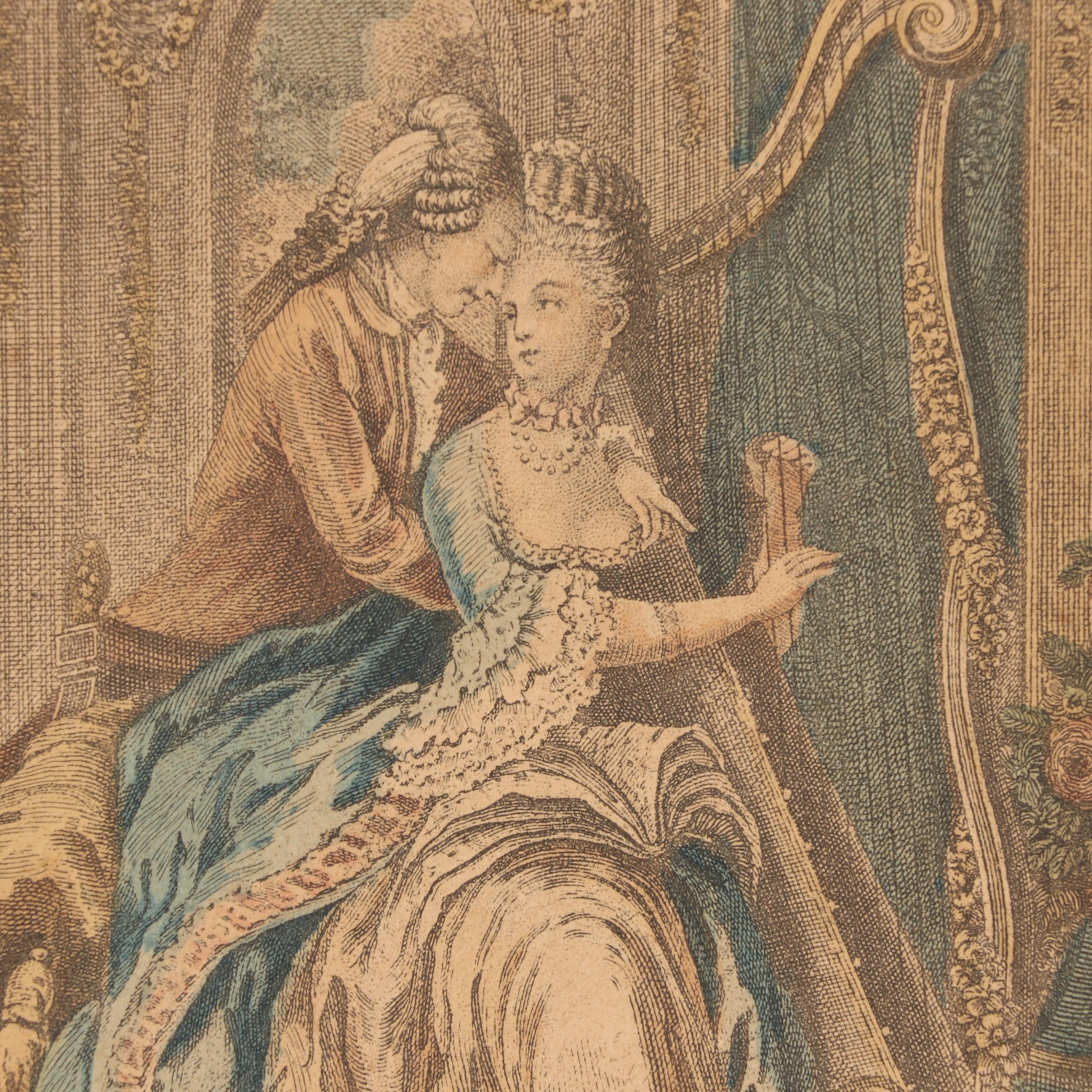 Al Mettel Lithograph and Charles Le Brun Engraving