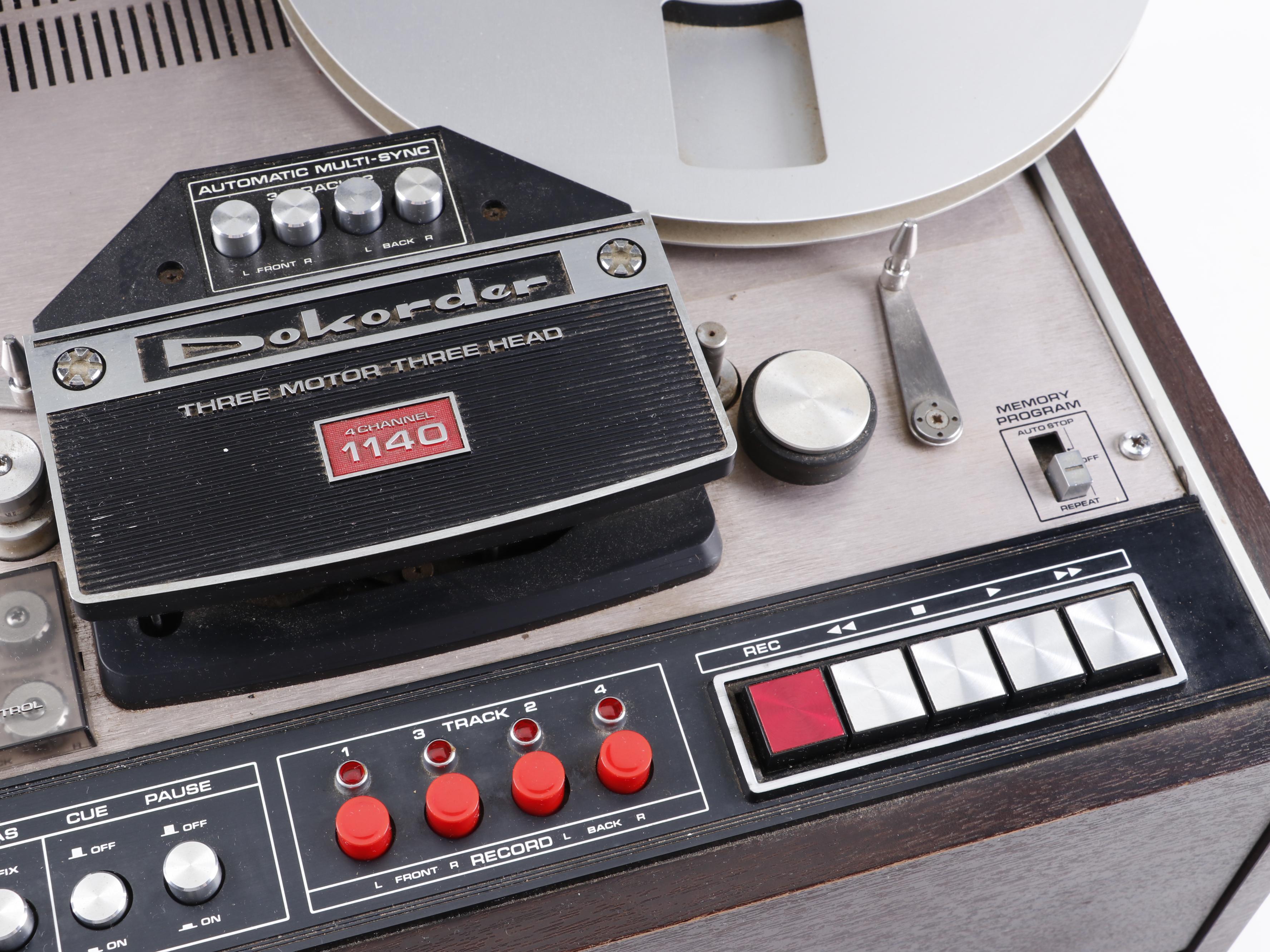 Dokorder 4 Channel 1140 Reel-to-Reel Tape Recorder/Player, 1970s