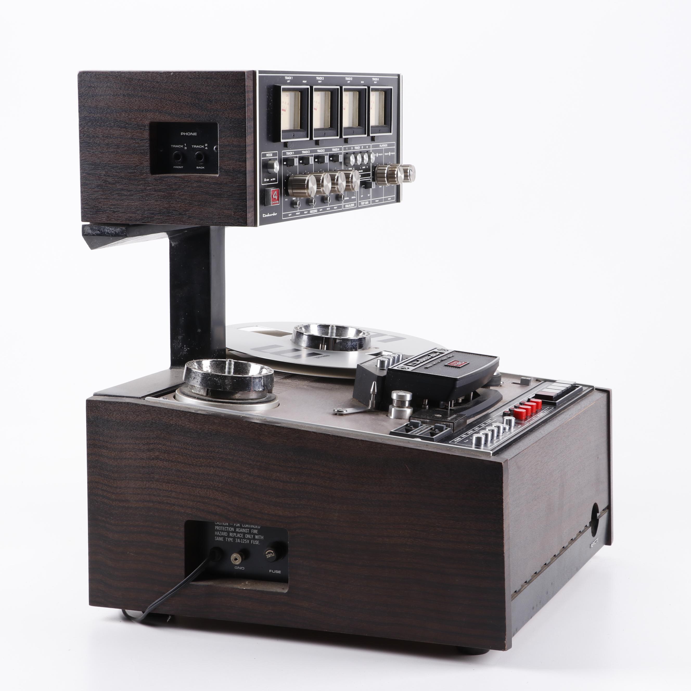 Dokorder 4 Channel 1140 Reel-to-Reel Tape Recorder/Player, 1970s