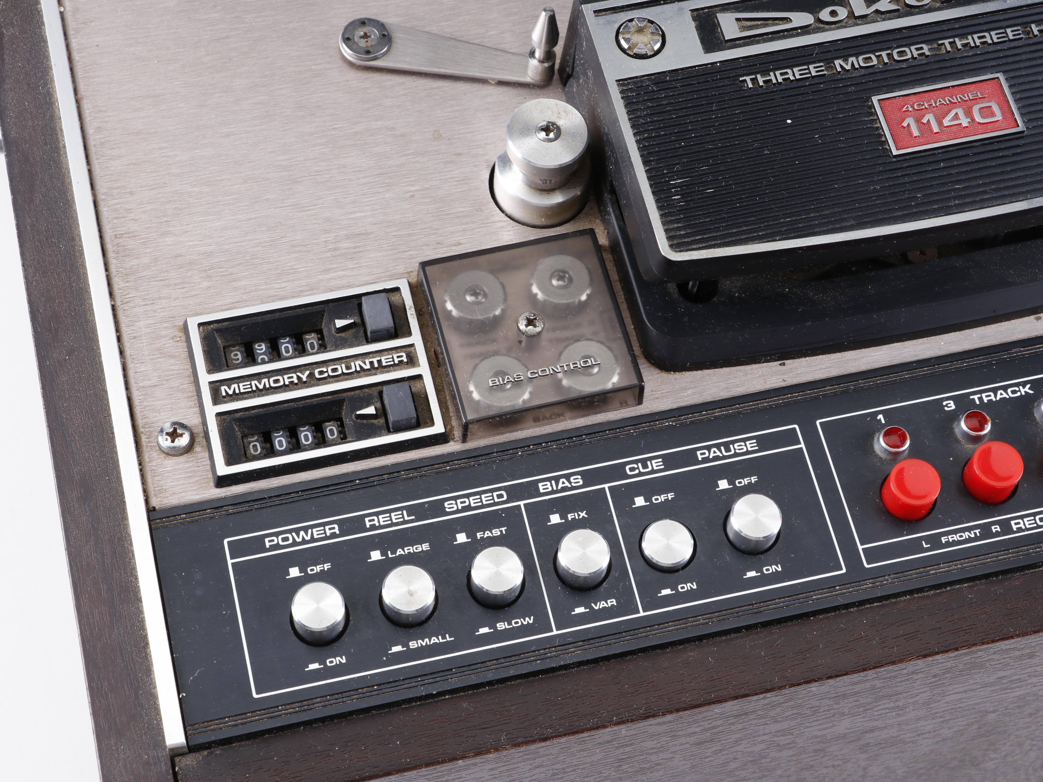 Dokorder 4 Channel 1140 Reel-to-Reel Tape Recorder/Player, 1970s