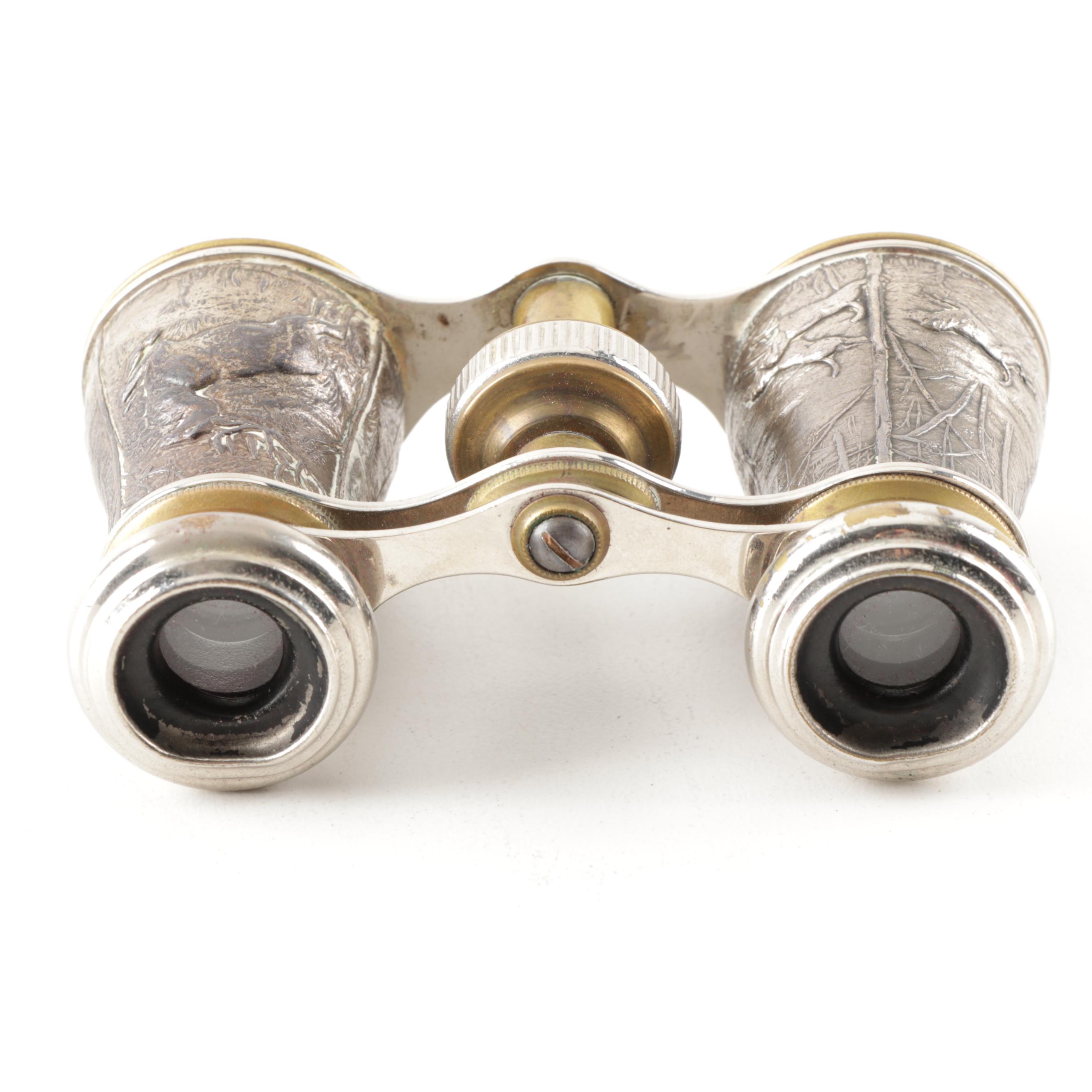 Antique E.B. Meyrowitz Field Hunting Binoculars