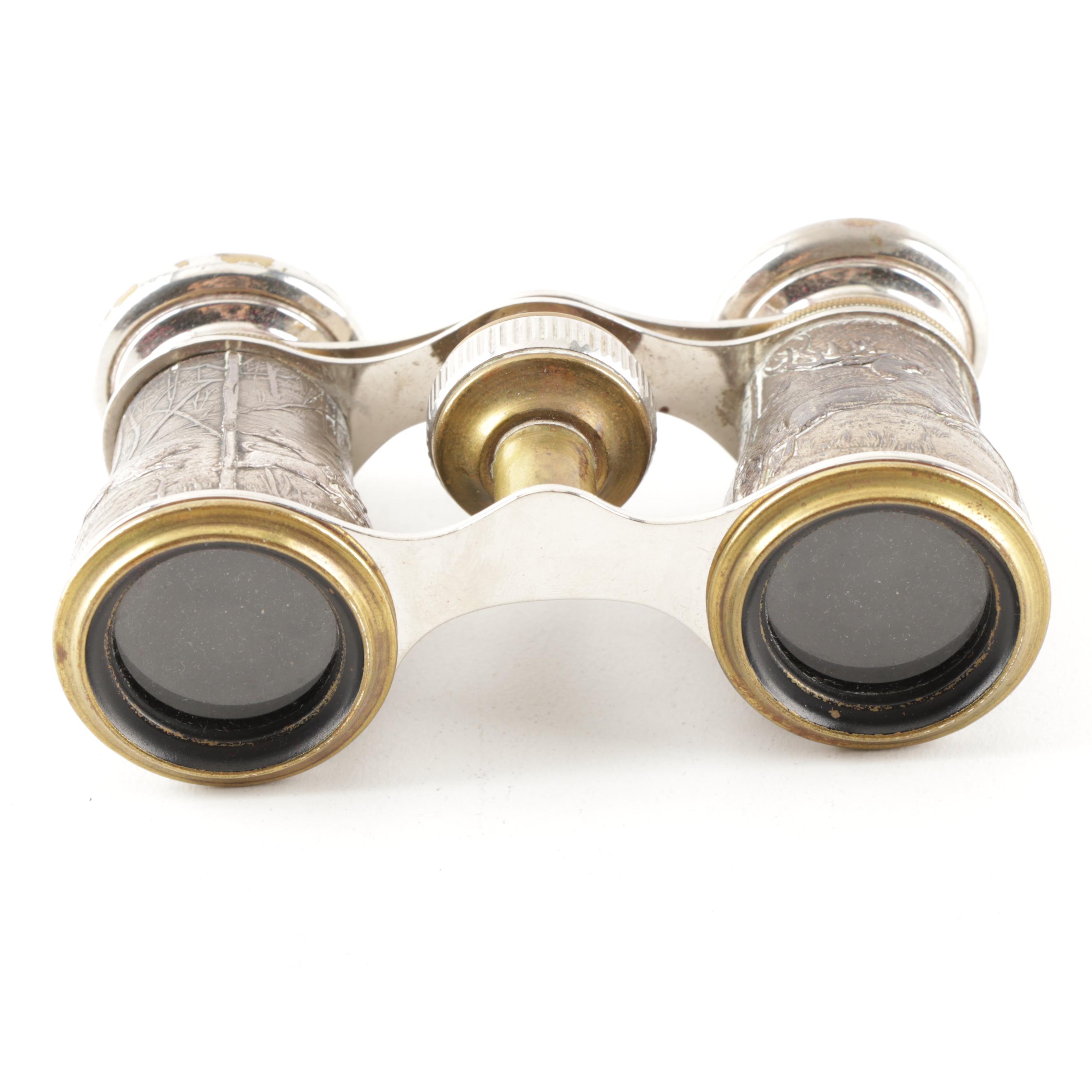 Antique E.B. Meyrowitz Field Hunting Binoculars