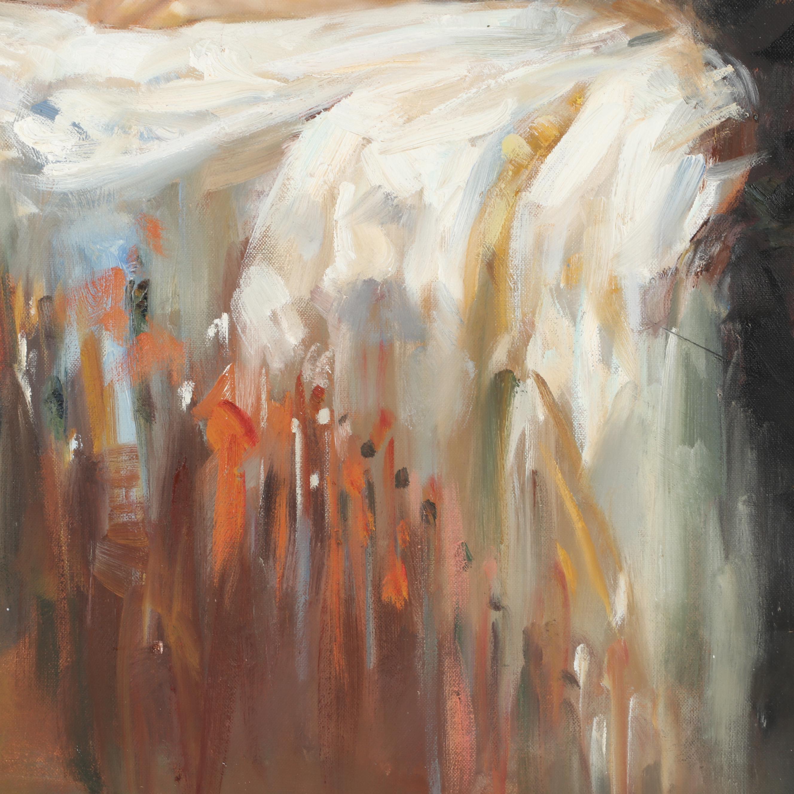 Oil Painting of Sleeping Woman