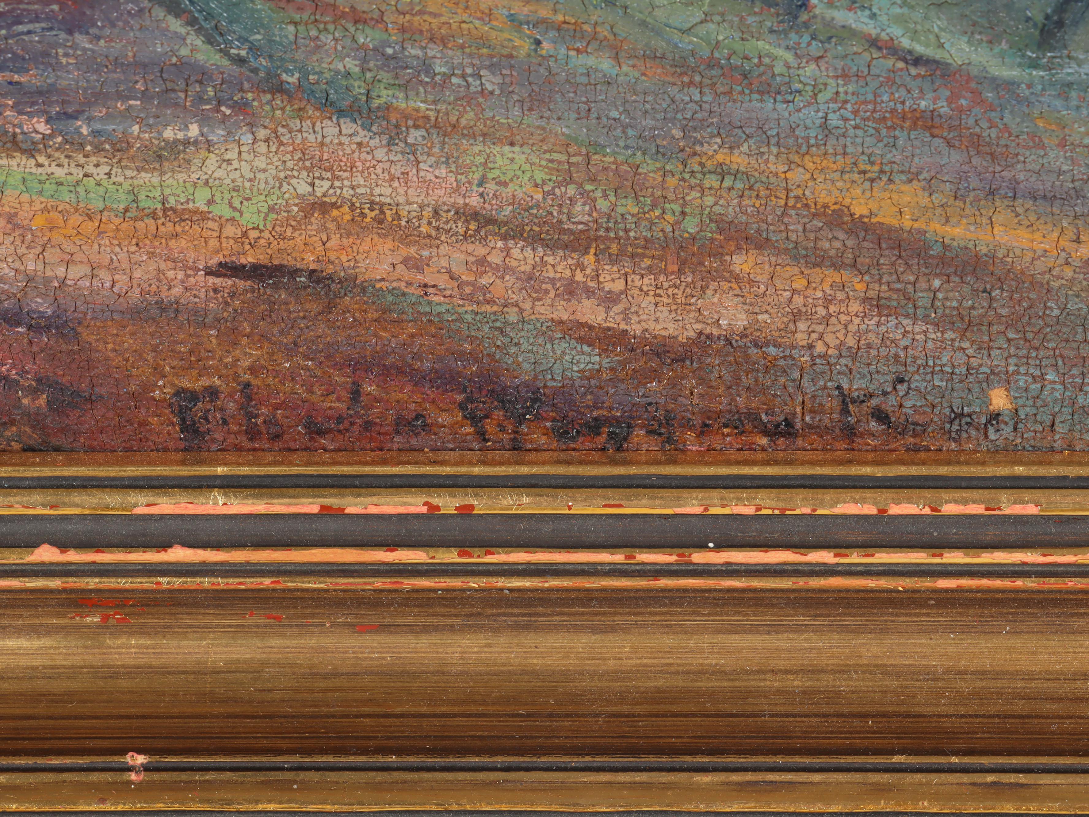 Landscape with Palm Trees Oil Painting