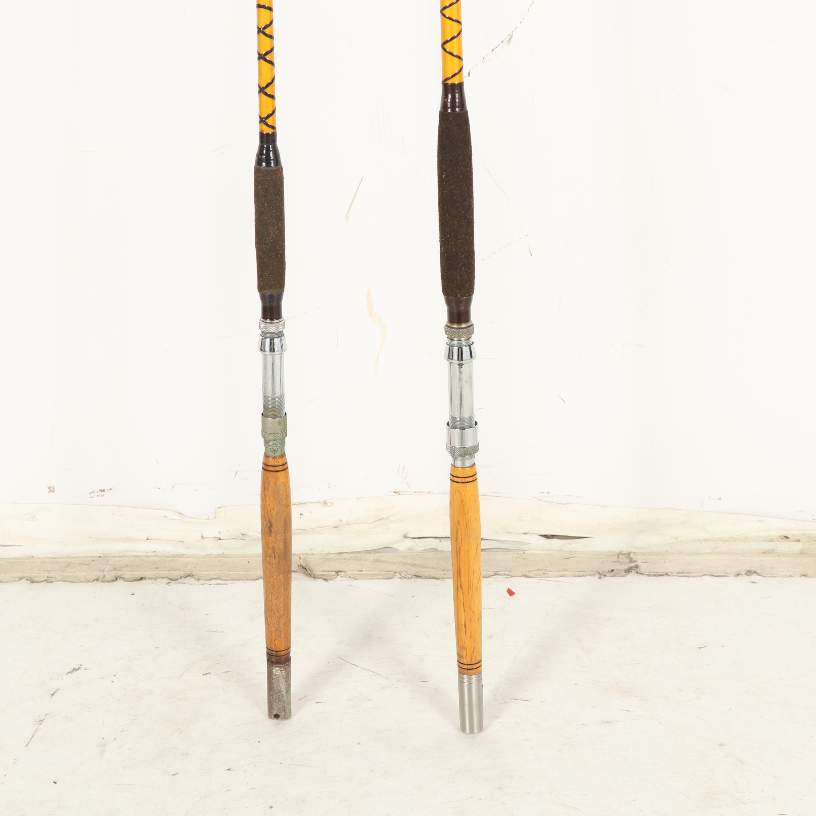 Vintage Tycoon Tackle Saltwater Fishing Rods "The Regal" and "H.R.H."