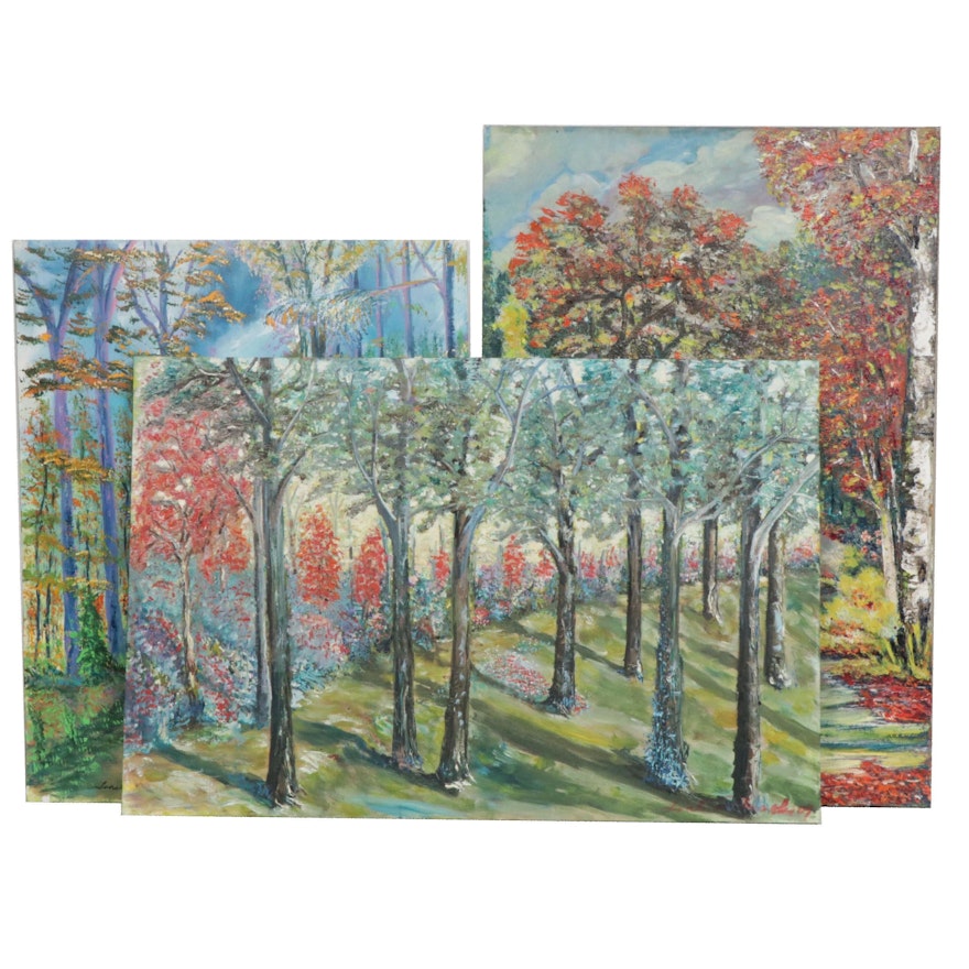 Leszek Pilarski Impressionist Style Landscape Paintings