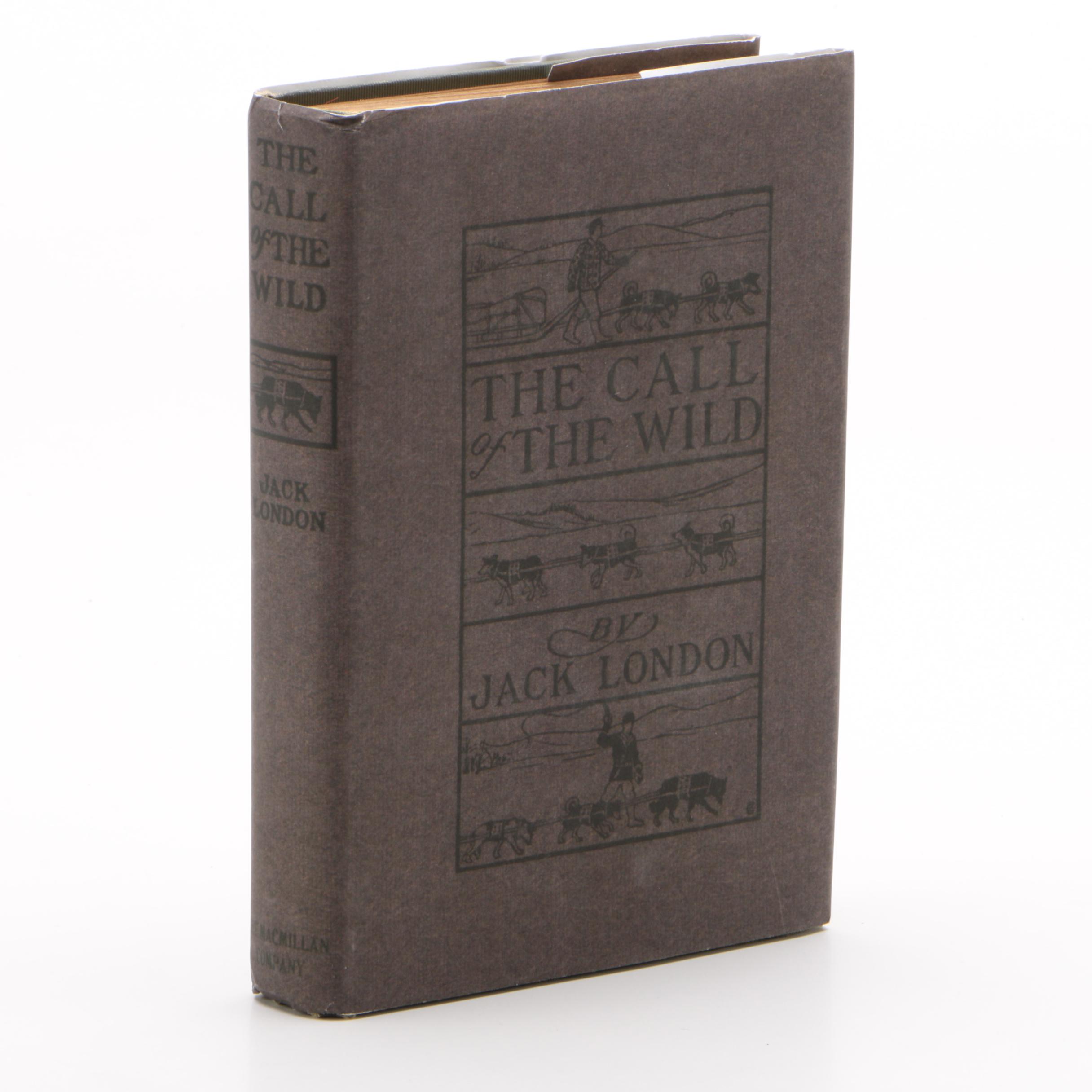 First Edition "Call of the Wild" by Jack London with Signed Check
