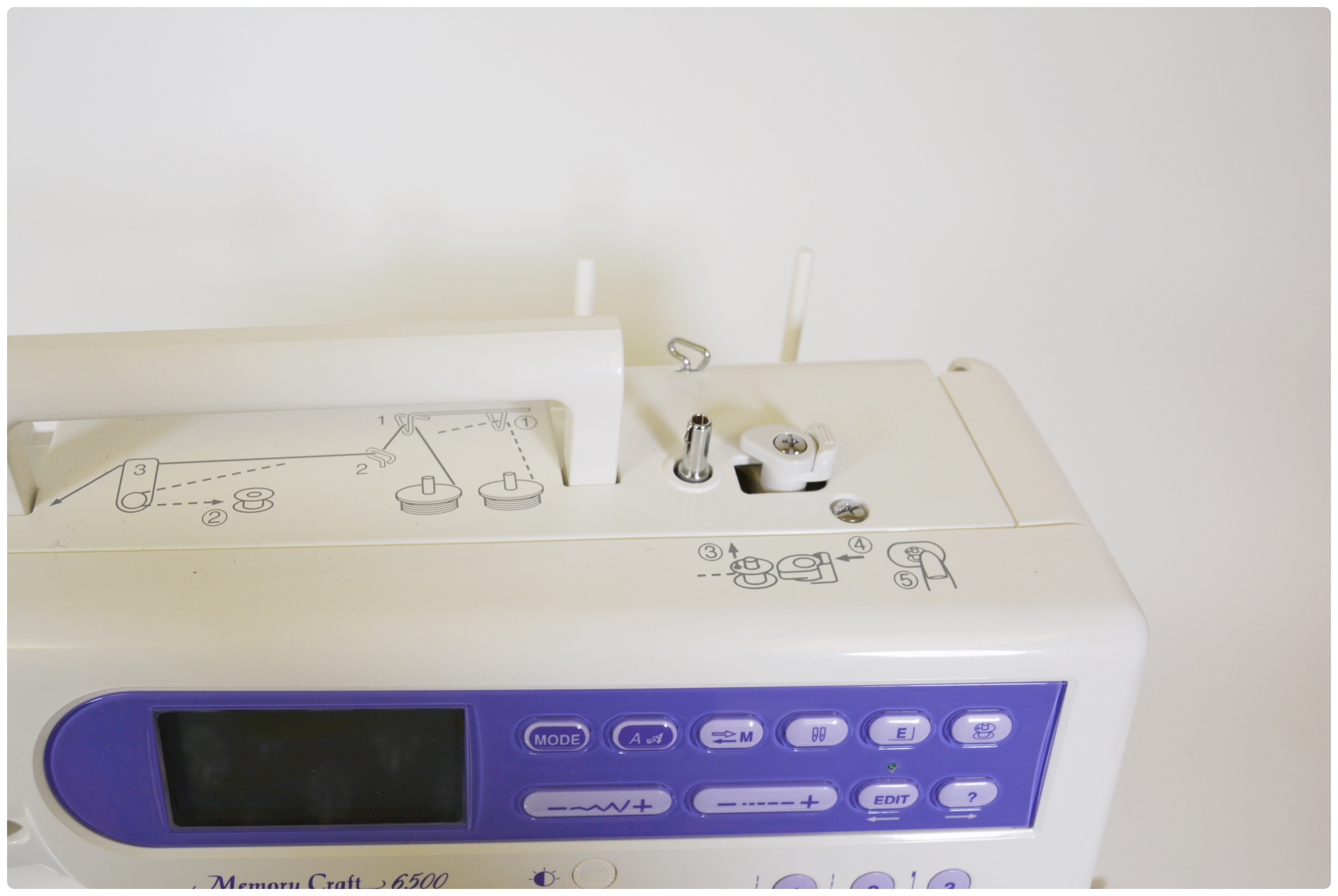 Janome Memory Craft 6500 Professional Sewing Machine and Extension Table