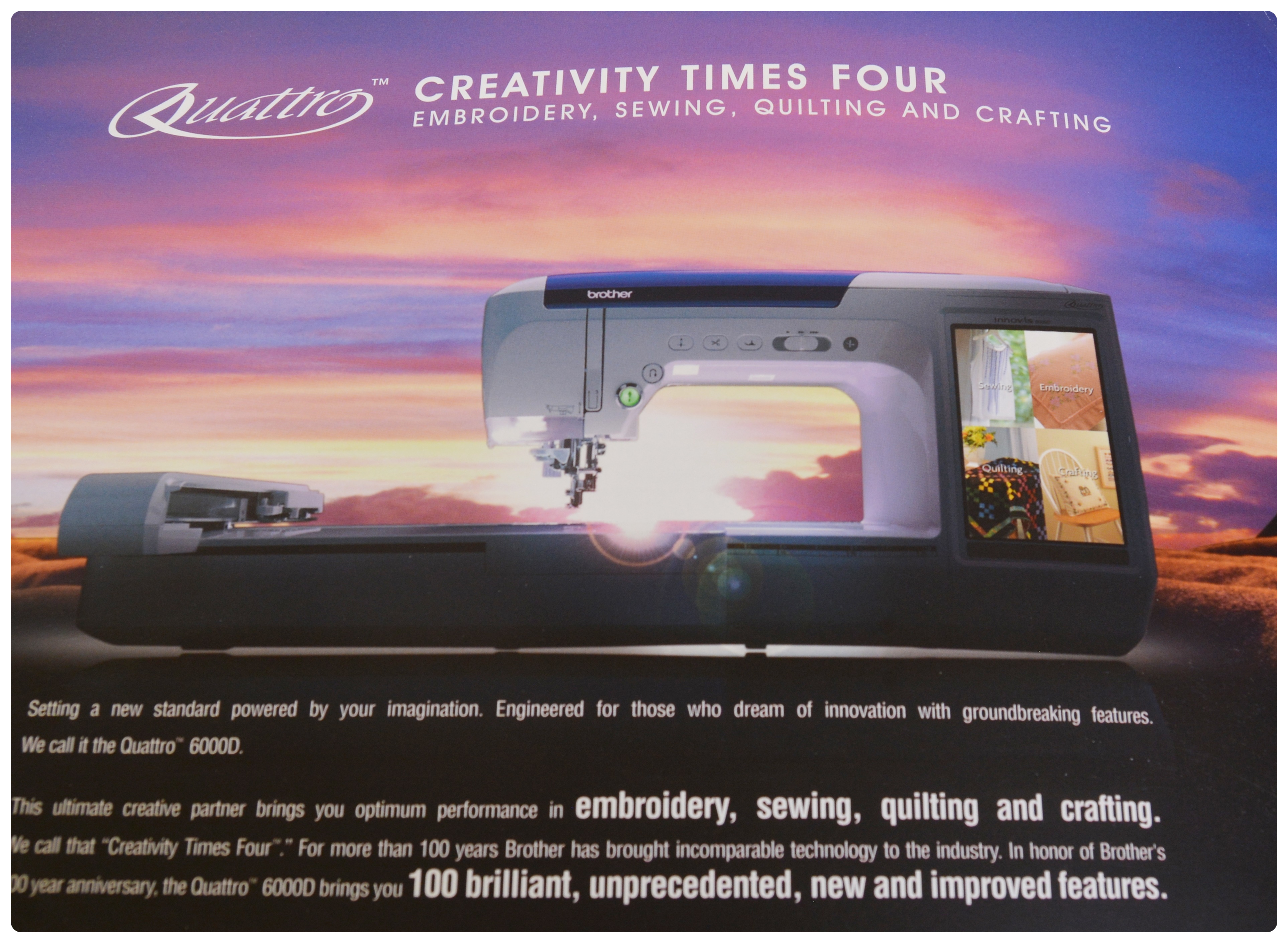 Brother Quattro® NV6000D Disney Sewing and Embroidery Machine