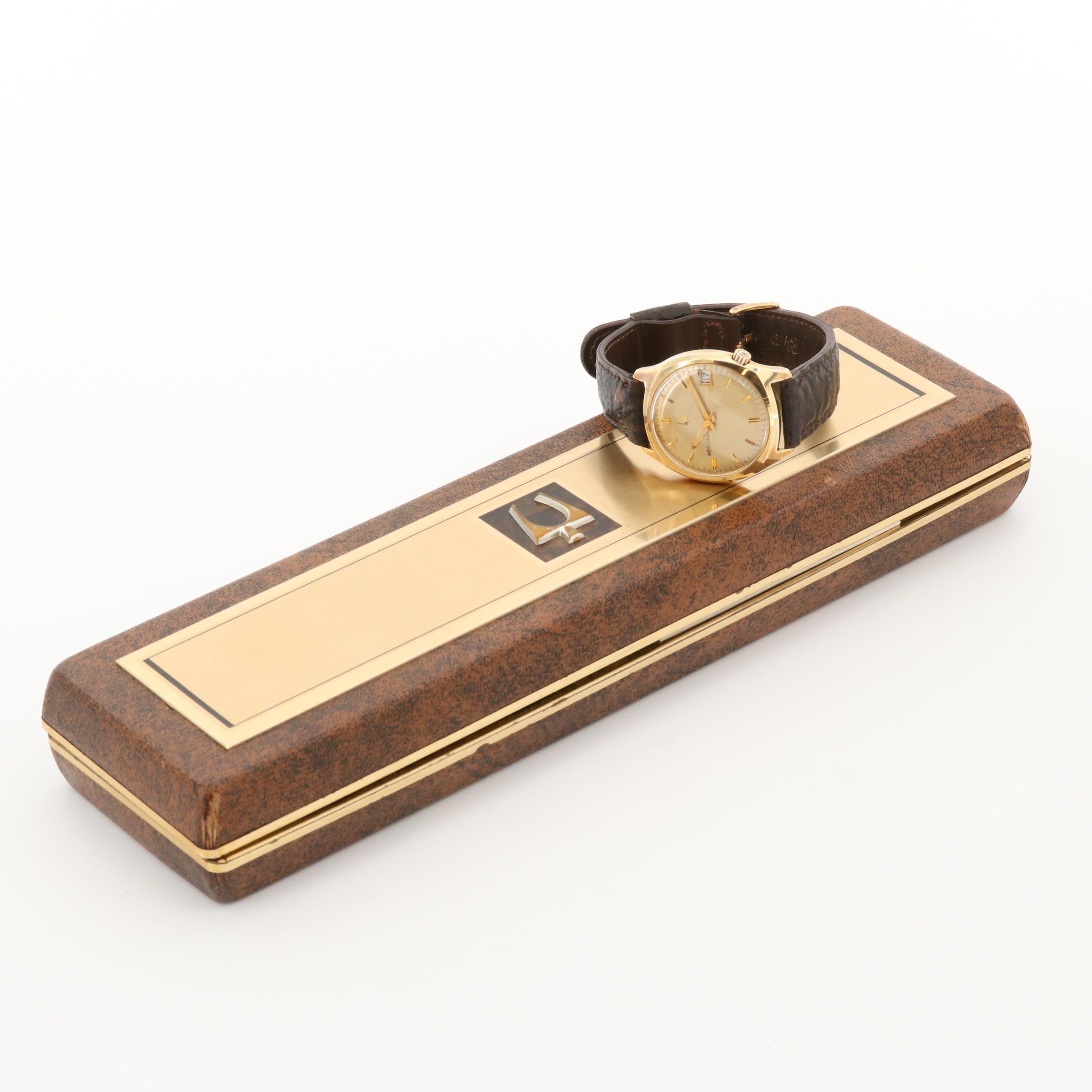 Vintage Bulova Accutron 14K Yellow Gold Tuning Fork Electric Watch