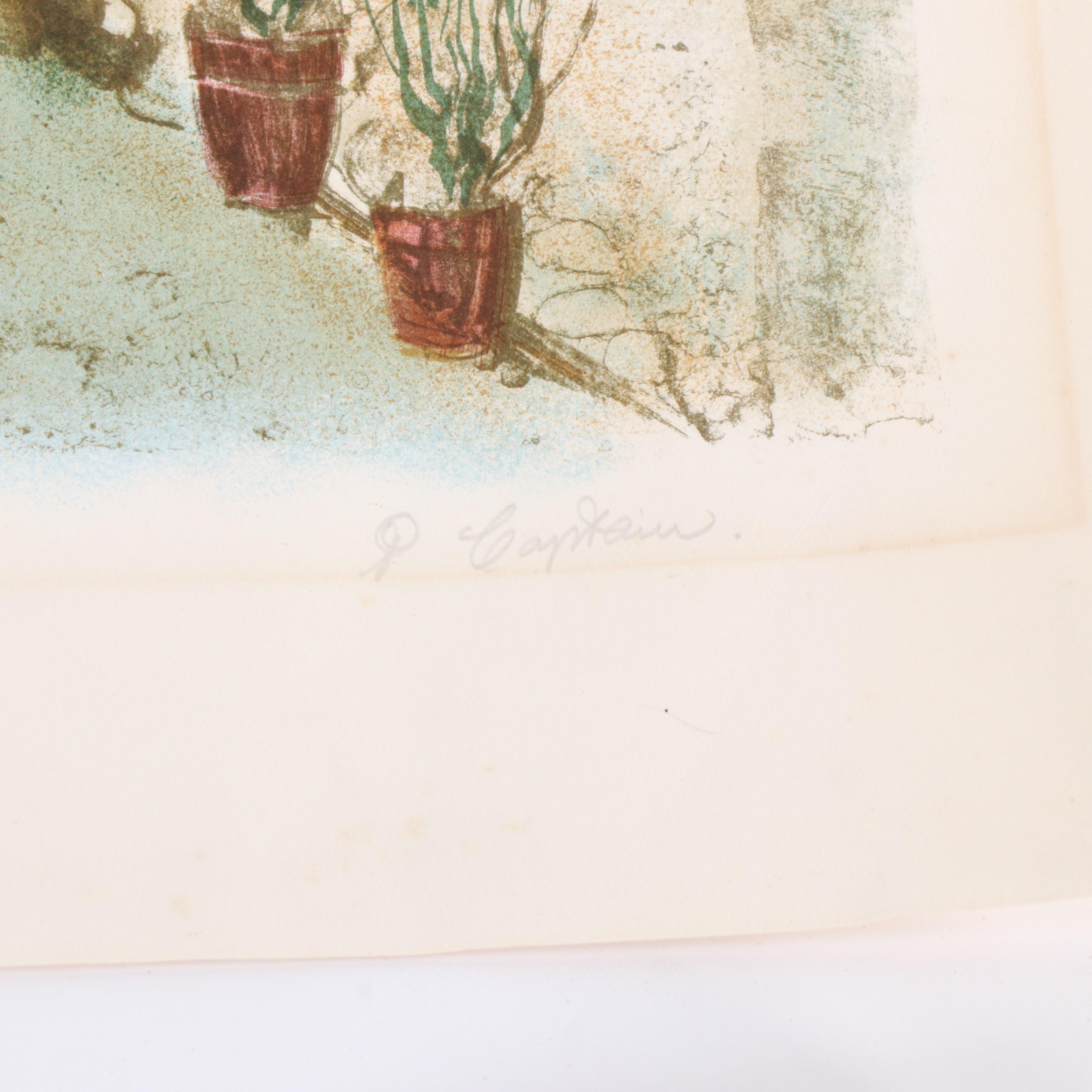 Yves Ganne and Pervez Captain Lithographs