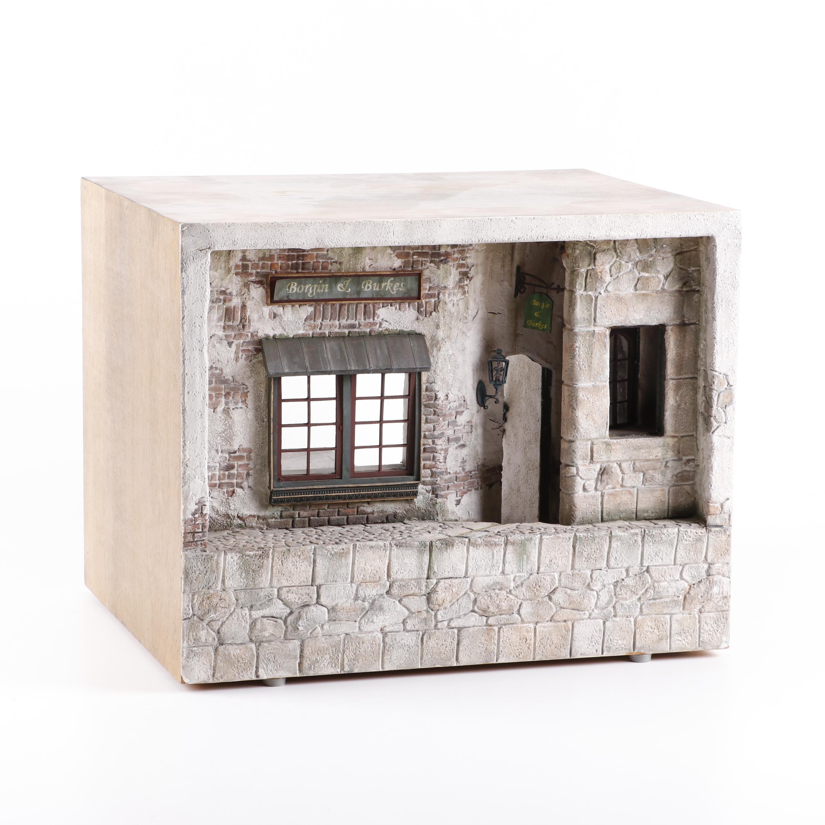 "Borgin & Burkes" Antique Store Miniature Model from the Harry Potter Series
