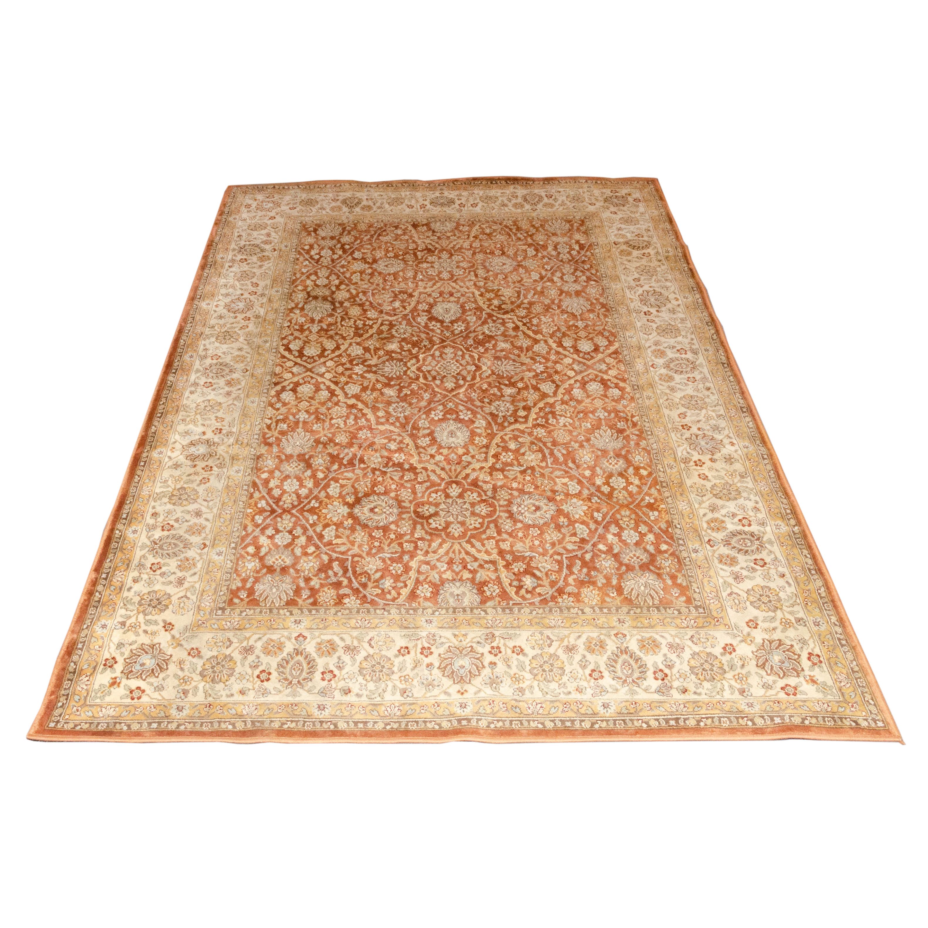Machine-Made Marcella "Verona" Belgian Artificial Silk Area Rug