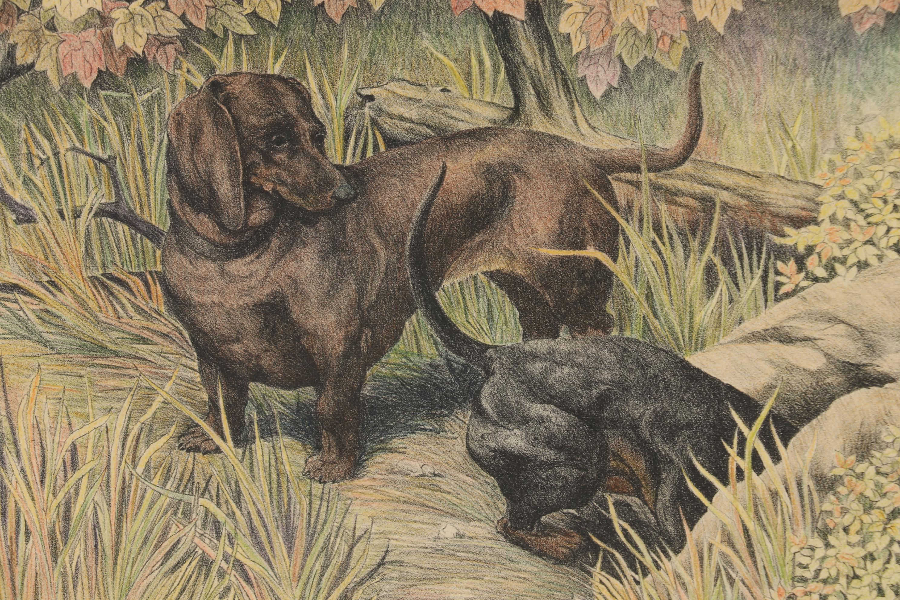 Victor G. Becker 1931-1932 Lithographs of Pets