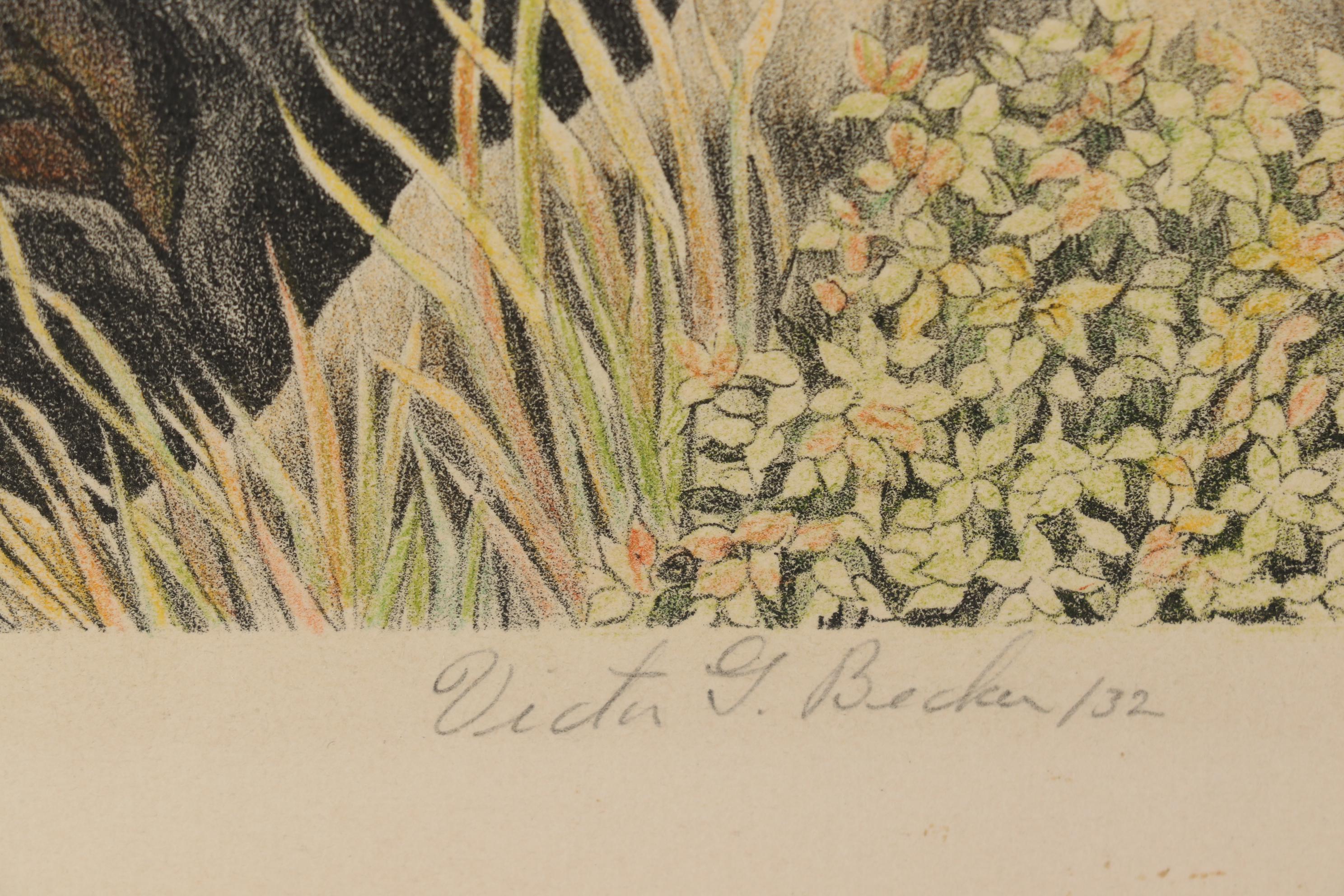 Victor G. Becker 1931-1932 Lithographs of Pets