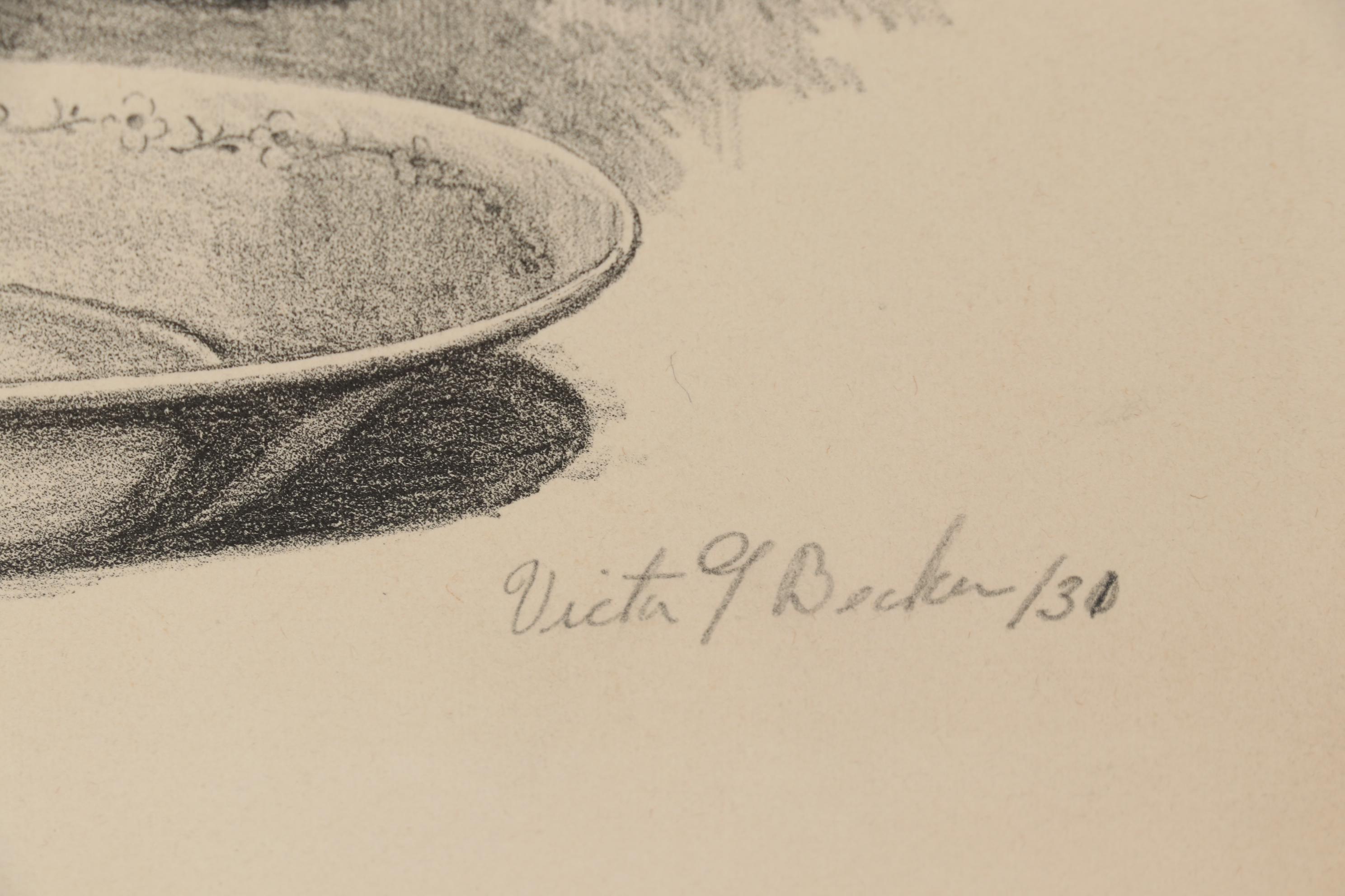 Victor G. Becker 1931-1932 Lithographs of Pets