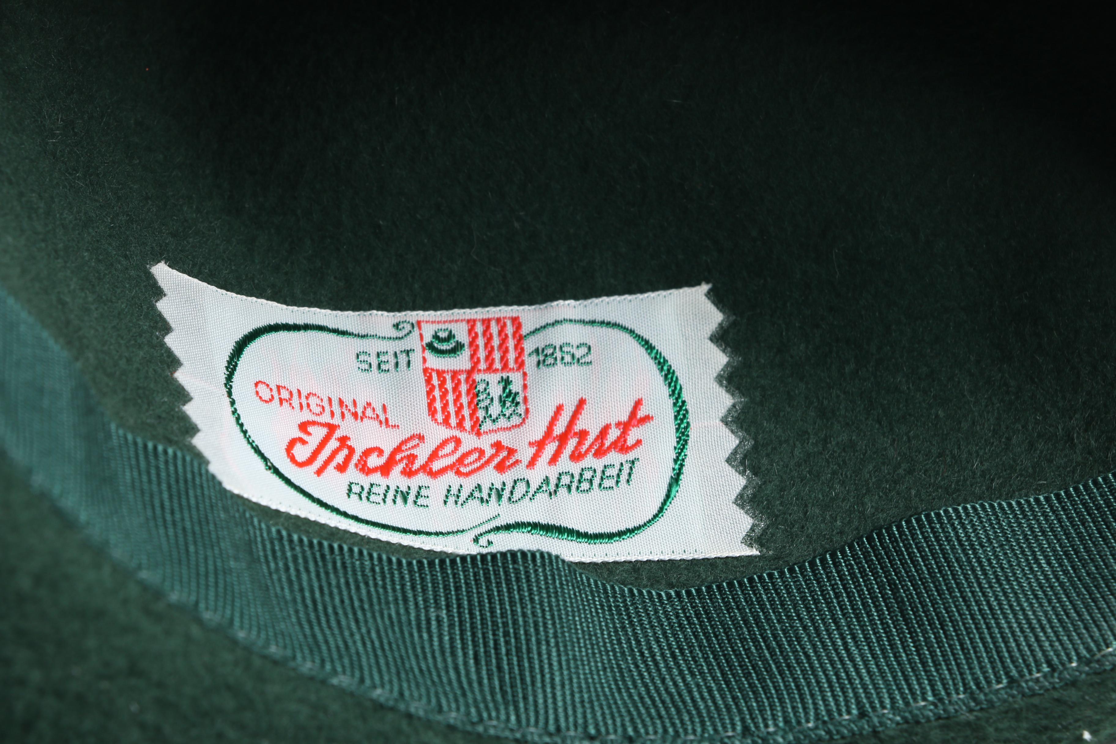 Ischler Hut Trachten Hat with Chamois Gamsbart and Wool Felt Breton Hat