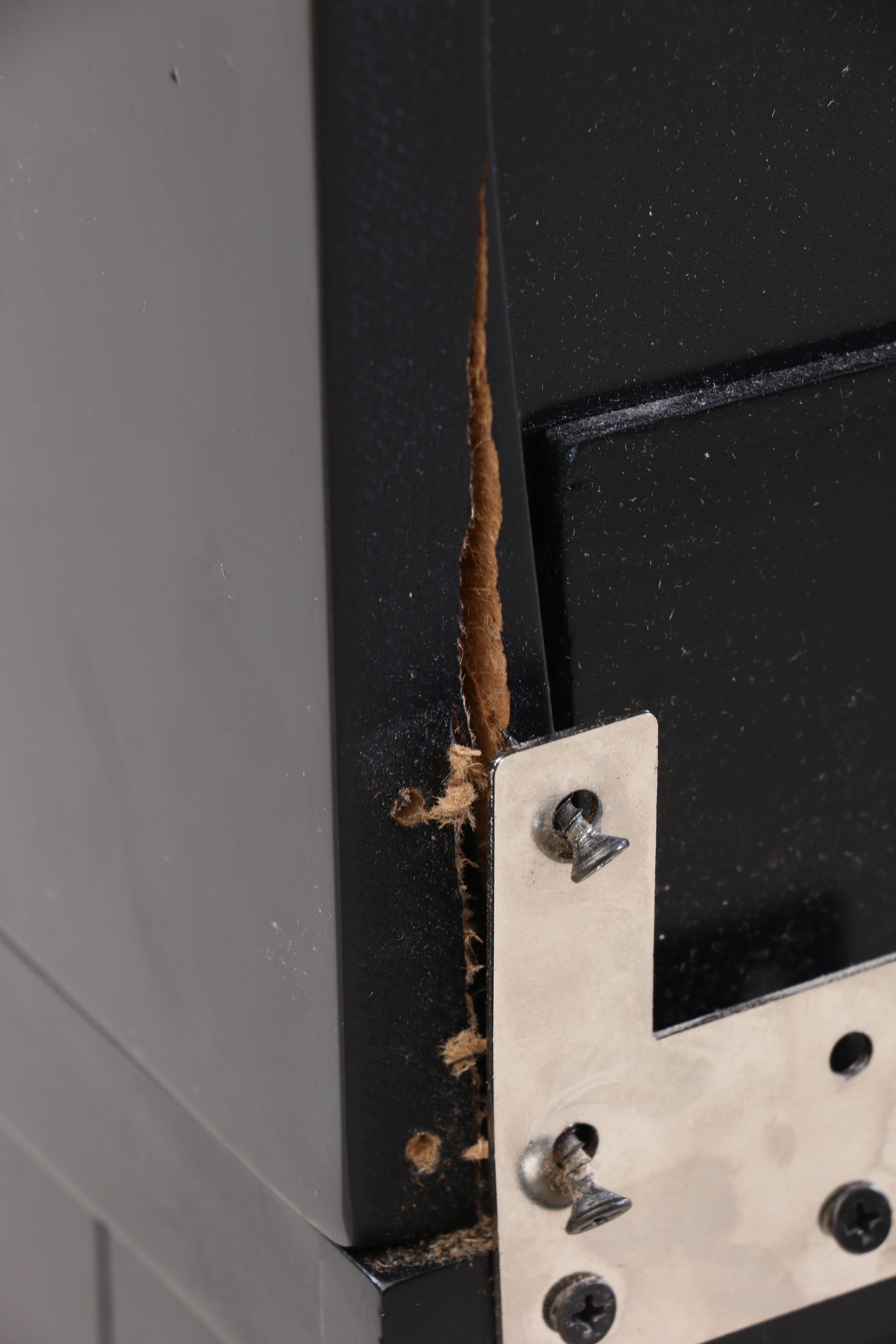 Pottery Barn Ebonized Finish Media Unit with Shelving, Contemporary