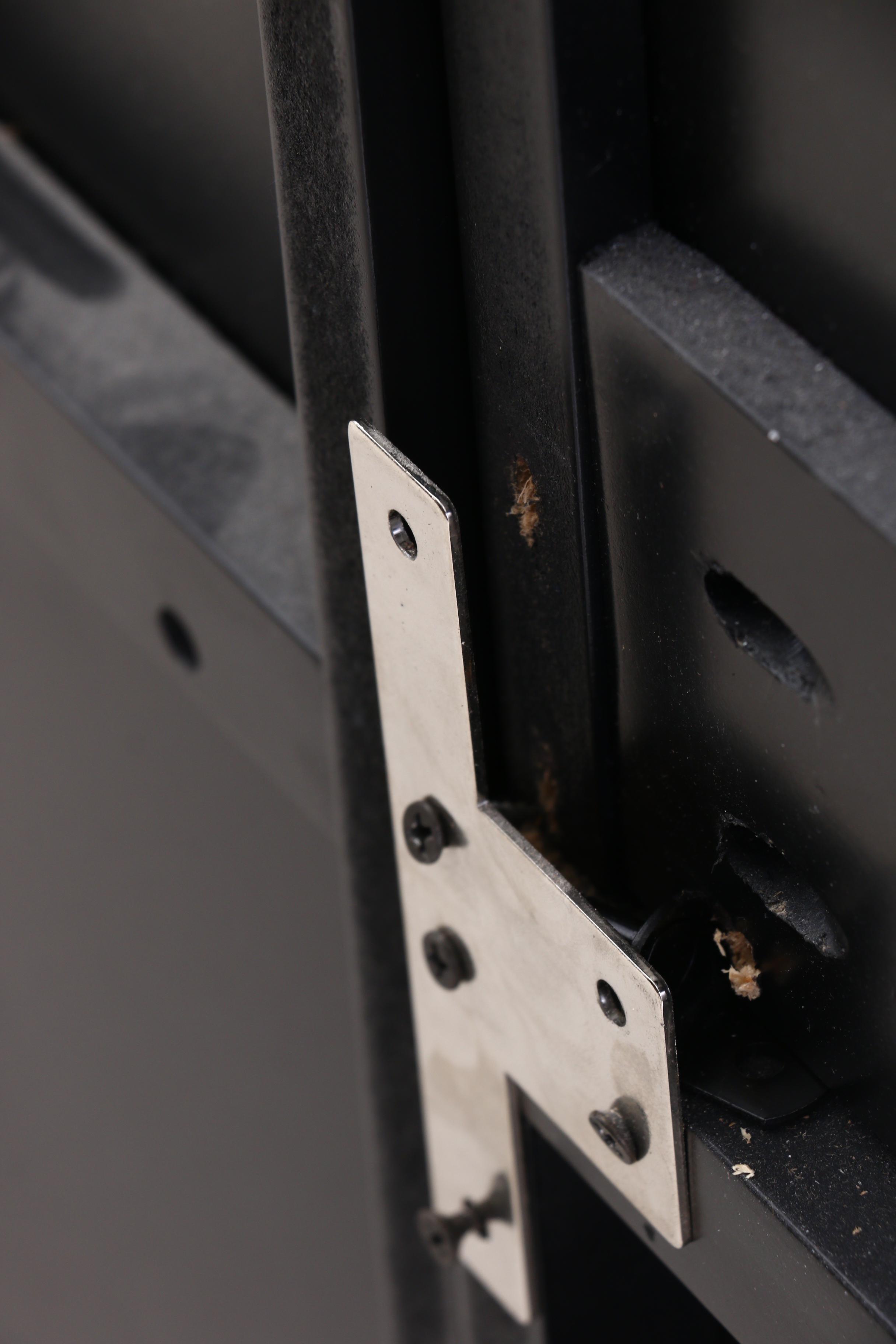 Pottery Barn Ebonized Finish Media Unit with Shelving, Contemporary