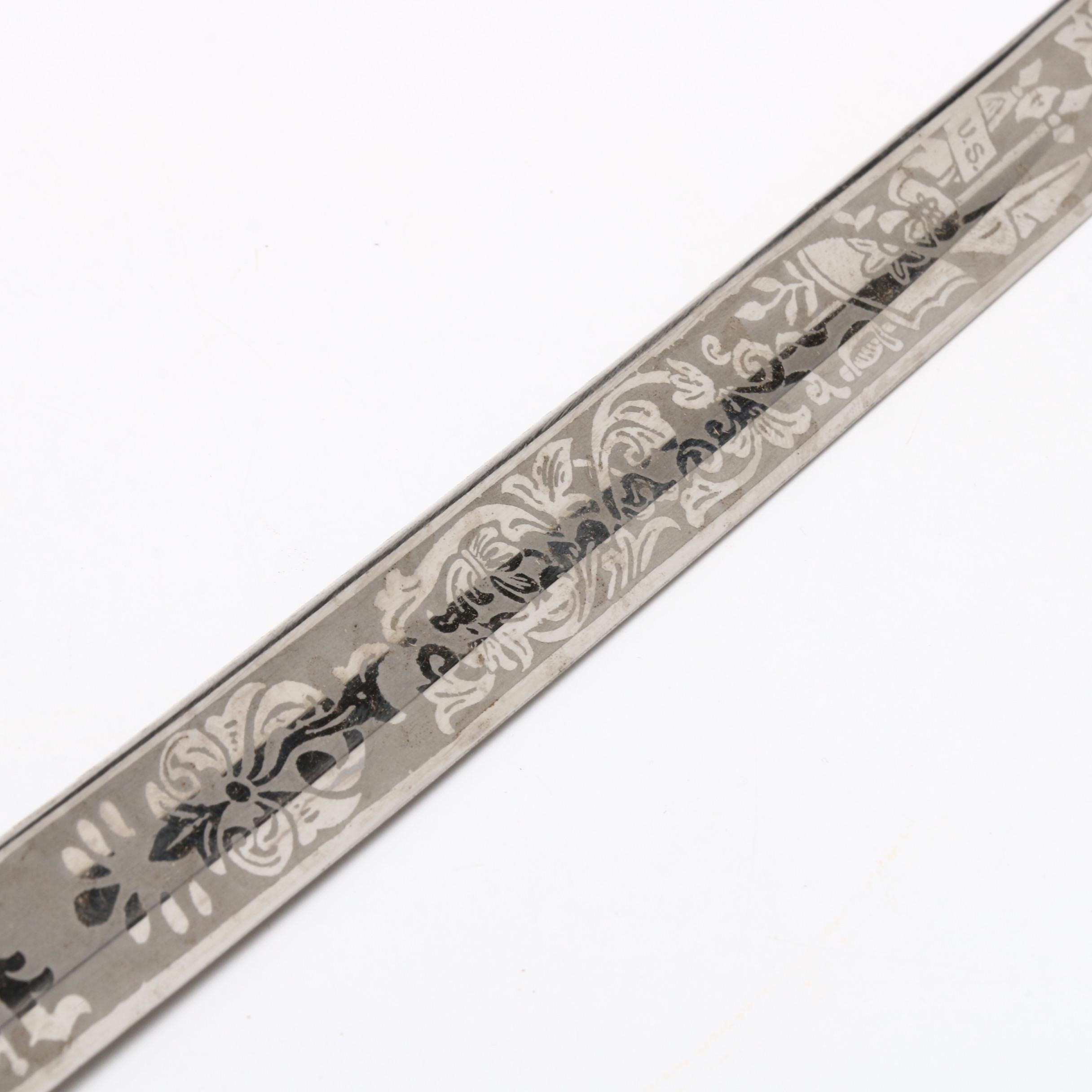 1930 Henderson Ames "Omaha Central" Presentation Sword with Scabbard