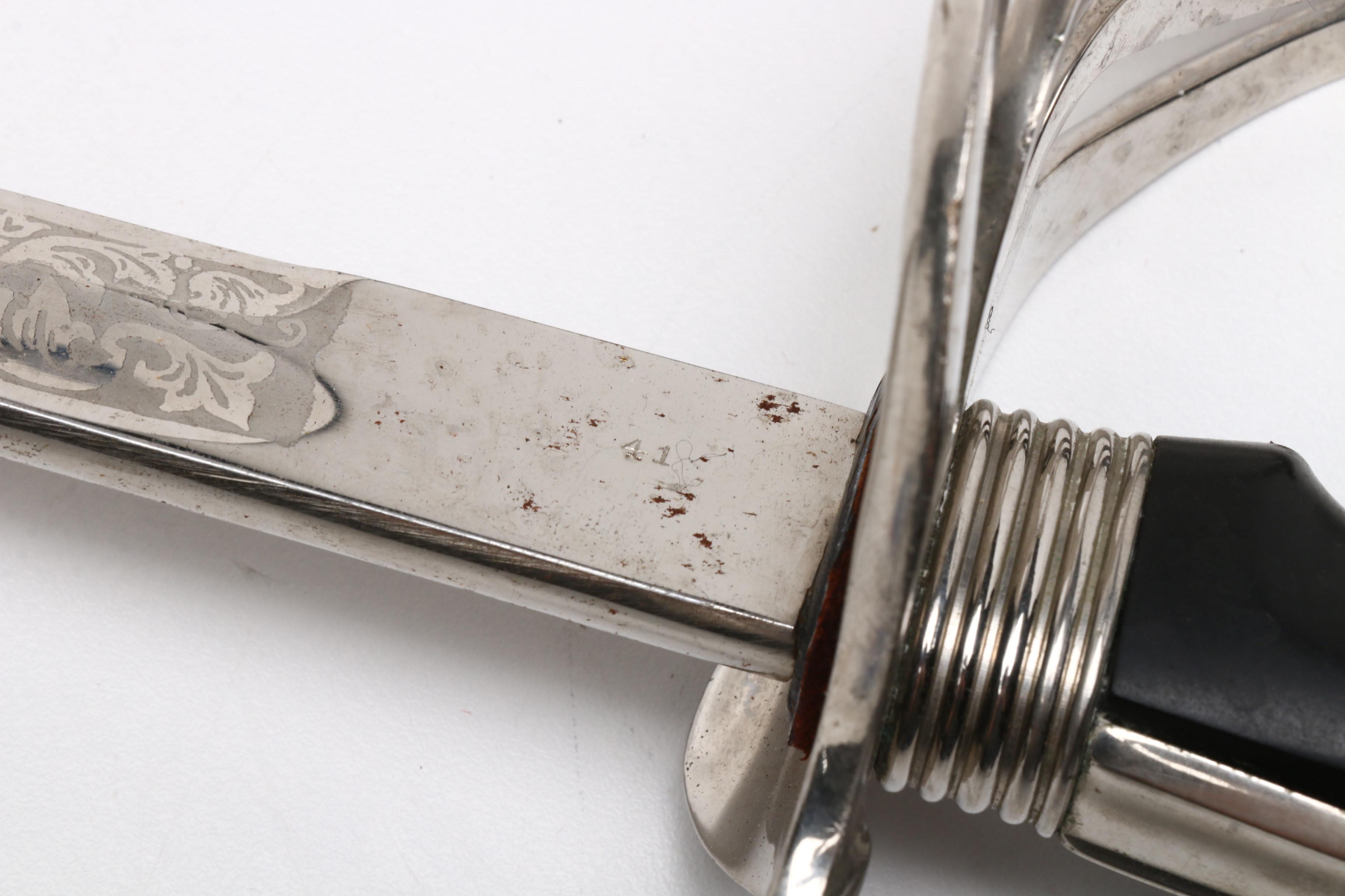 1930 Henderson Ames "Omaha Central" Presentation Sword with Scabbard