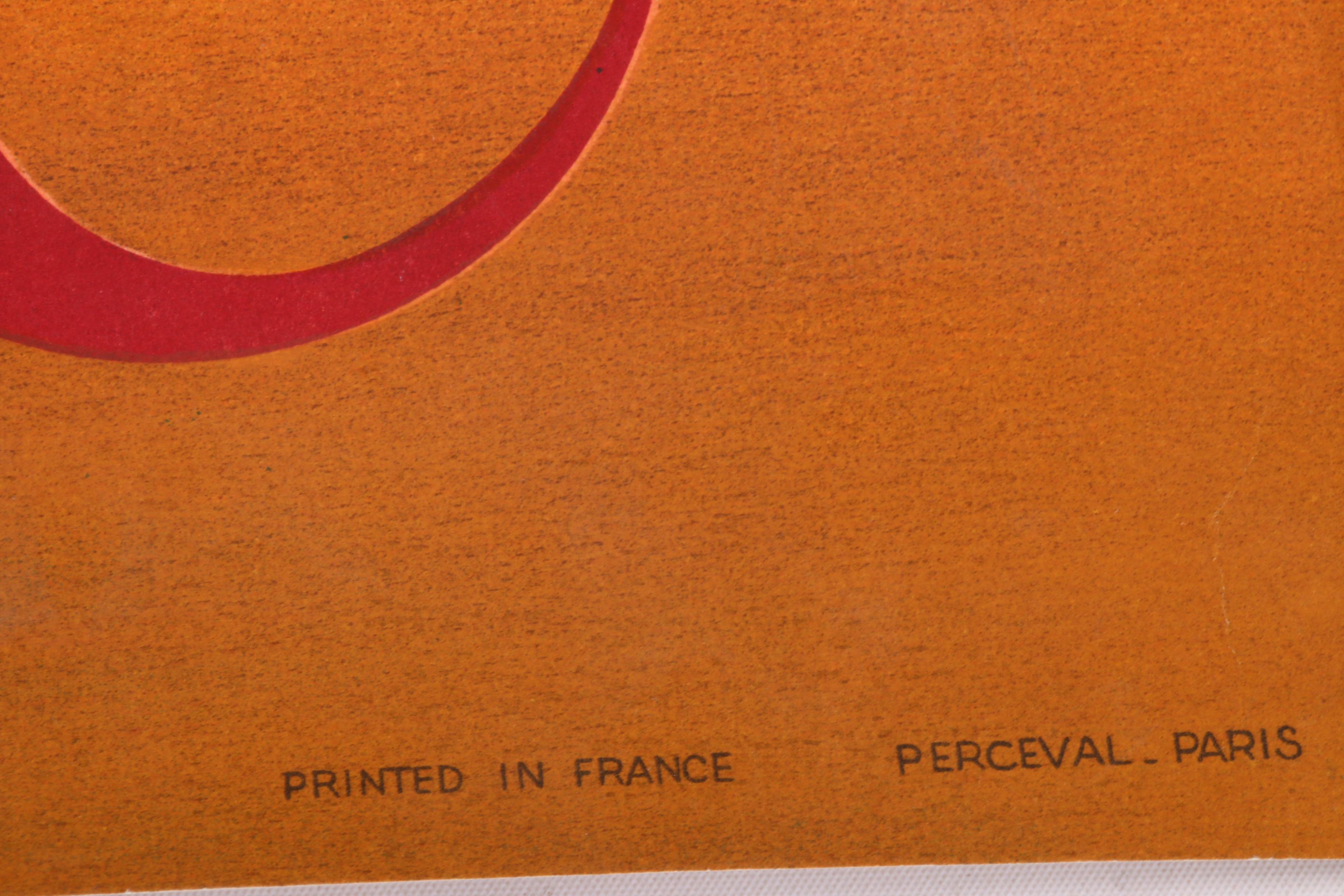 Jacques Nathan-Garamond Travel Poster for Air France to Rome