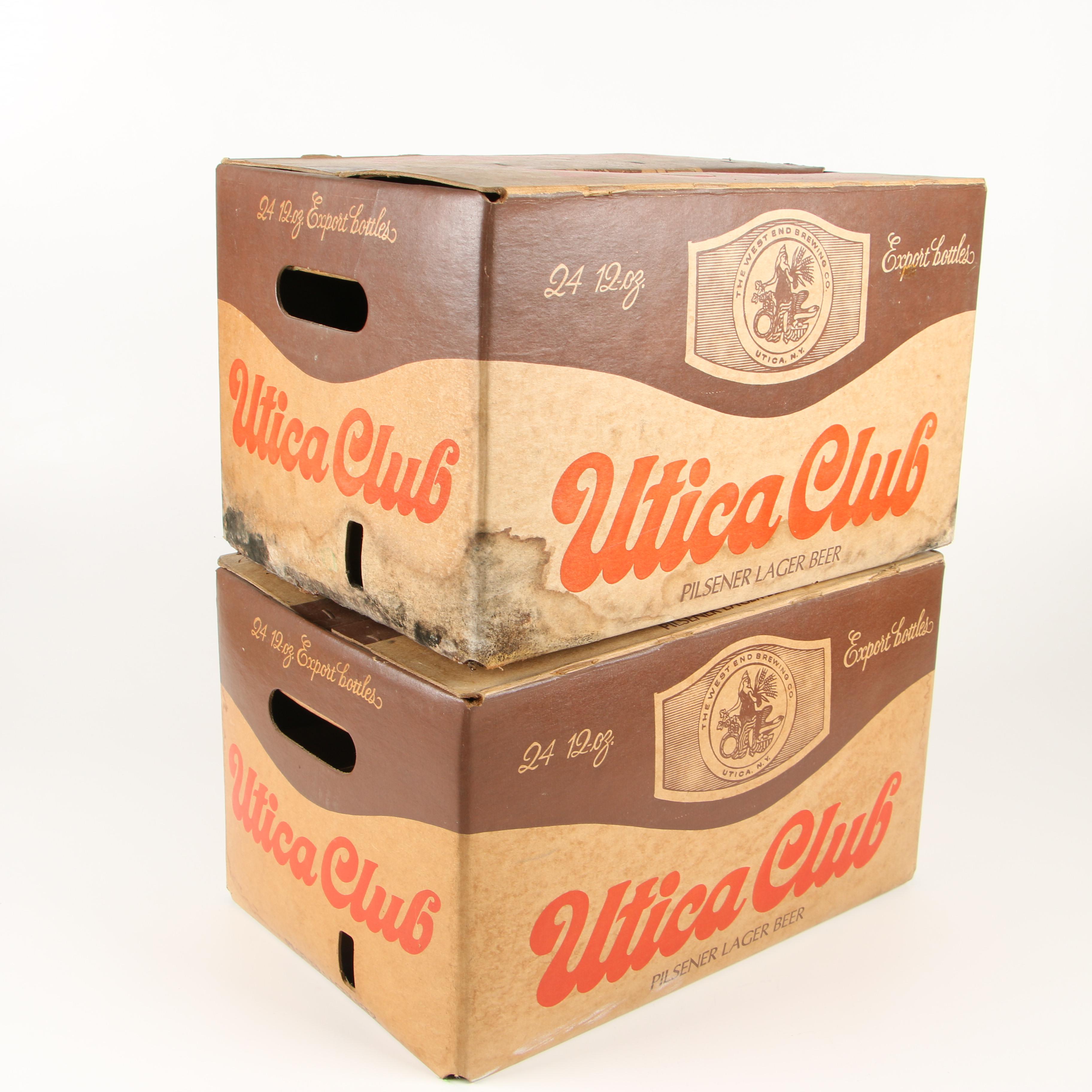 Utica Club Pilsener Lager Beer 24 Bottle Cases