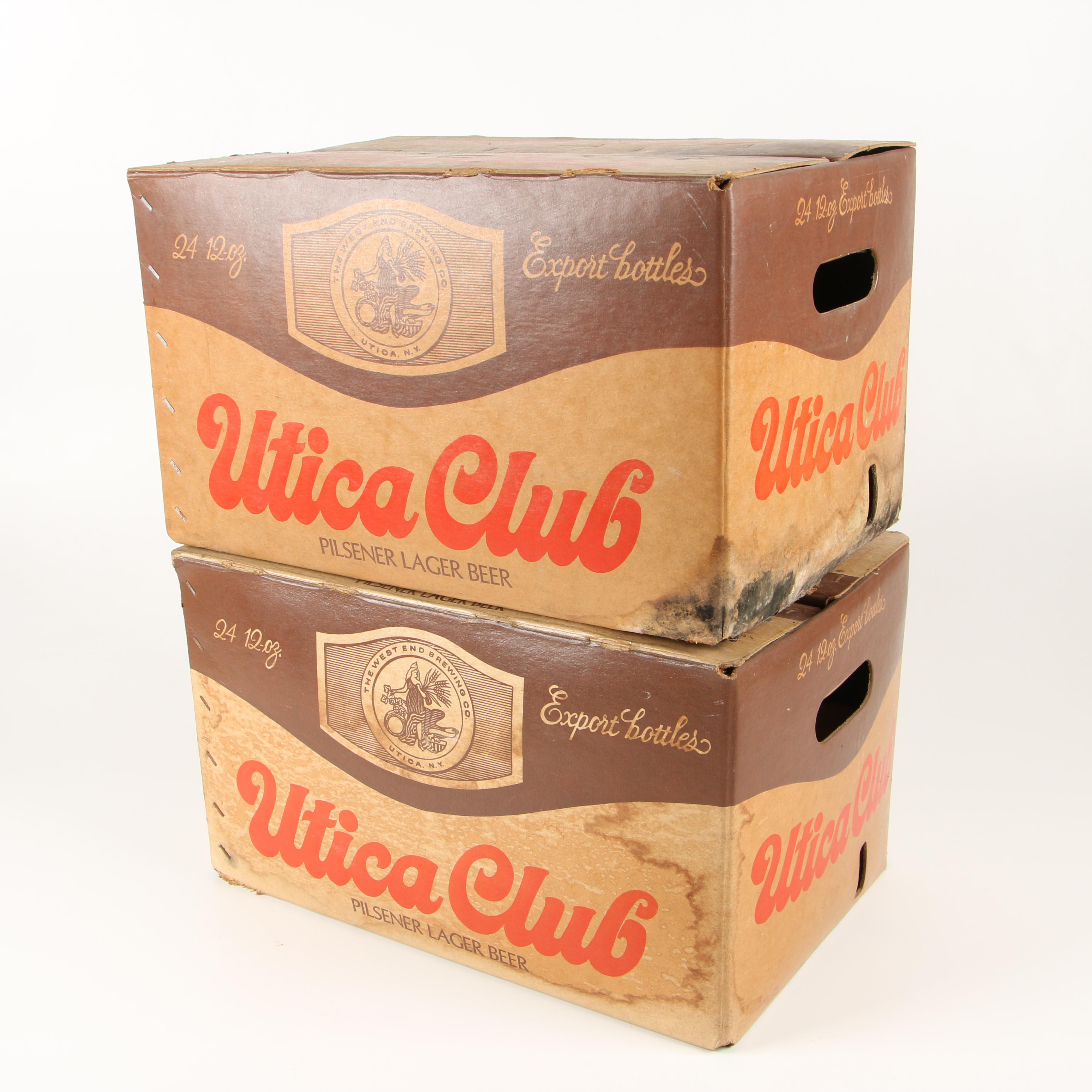 Utica Club Pilsener Lager Beer 24 Bottle Cases