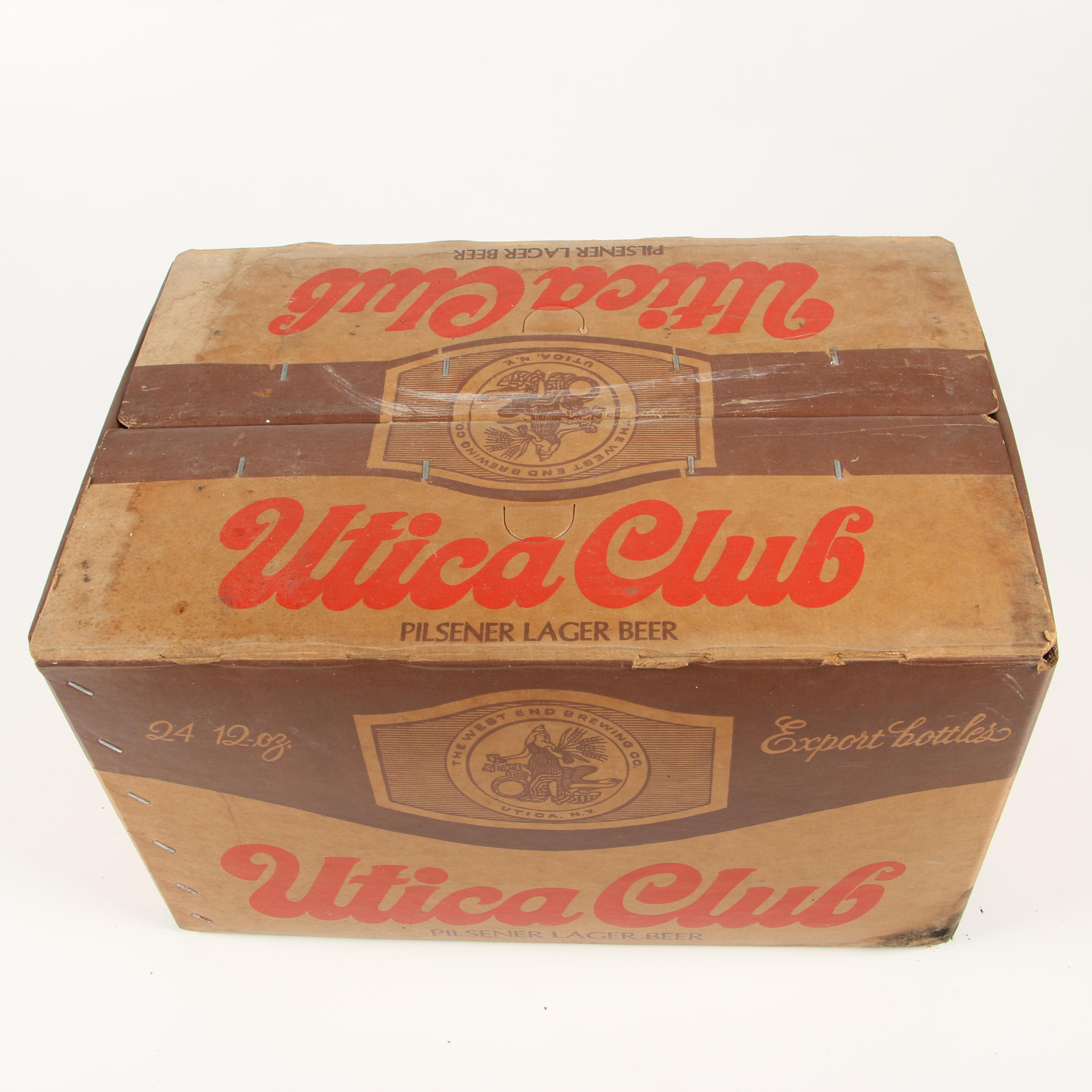 Utica Club Pilsener Lager Beer 24 Bottle Cases