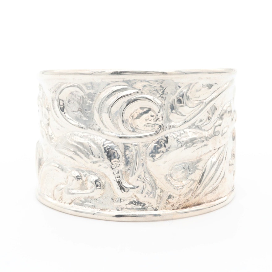 Mexican Sterling Silver Cuff Bracelet