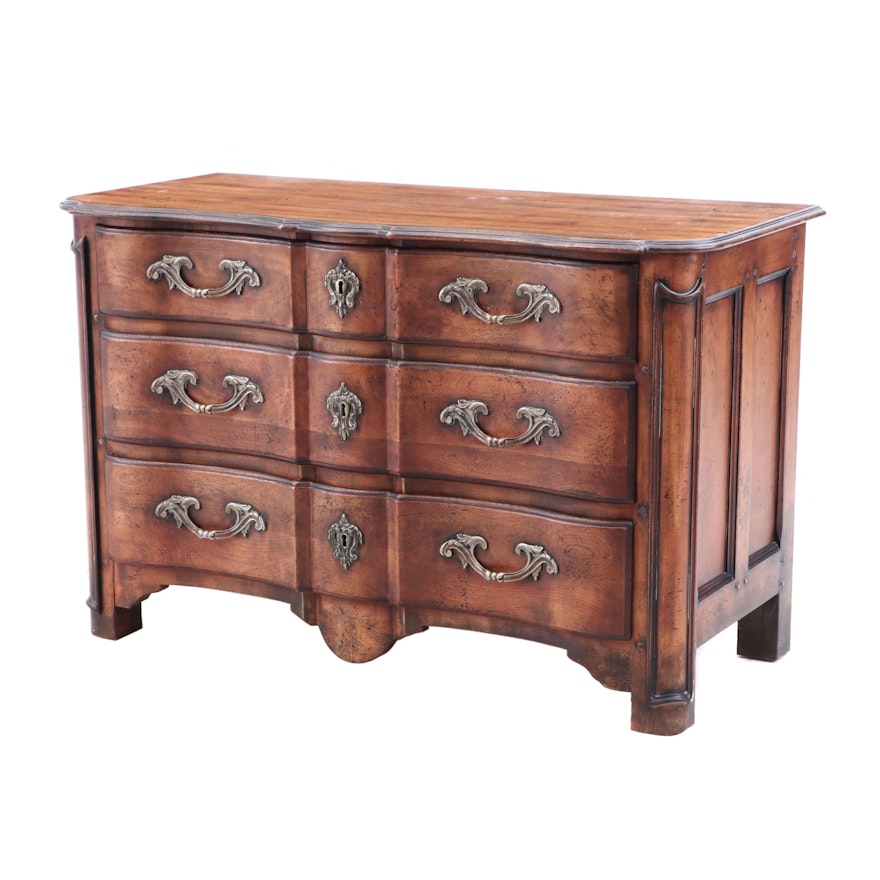 Polo Ralph Lauren Baroque Style Distressed Wood Dresser, Late 20th Century