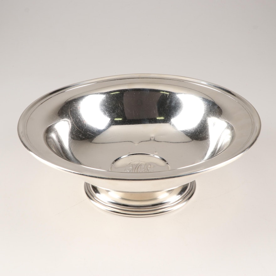 Durgin Sterling Silver Footed Centerpiece Bowl, Early 20th Century