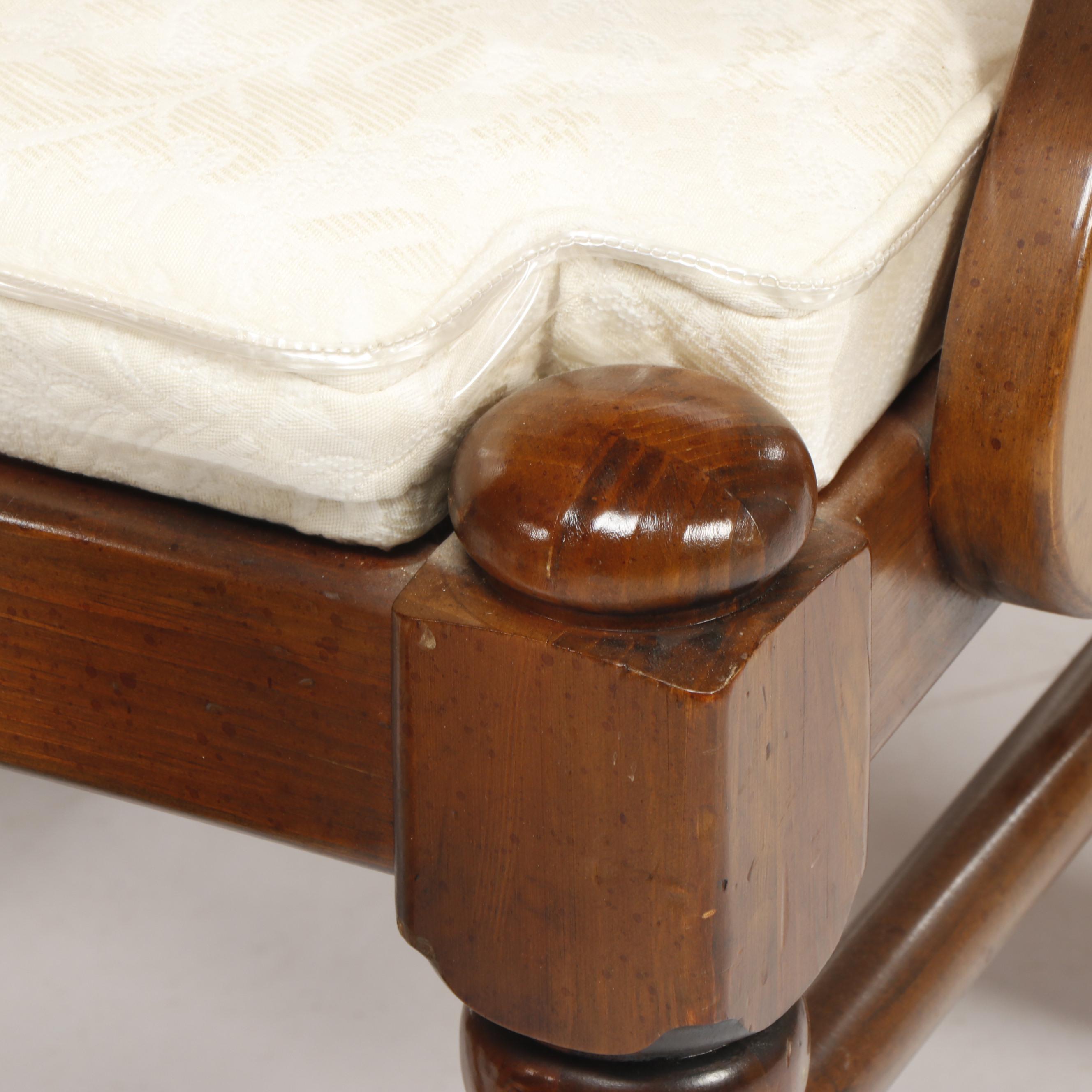 Large Contemporary Farmhouse Ladderback Wooden Dining Chairs