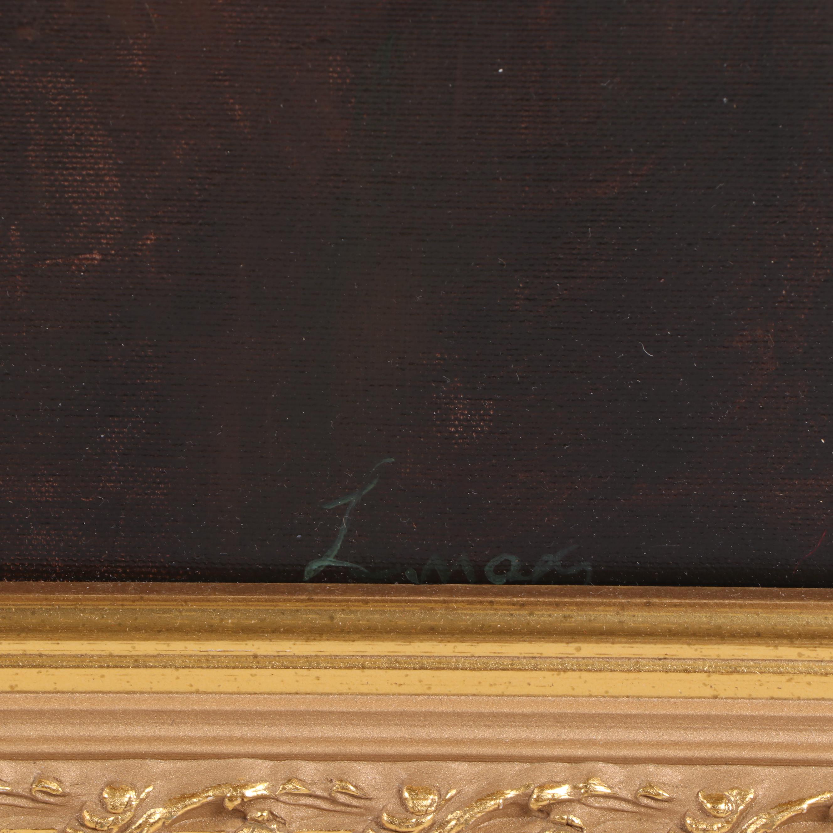 Copy Oil Painting After Sir Thomas Lawrence "The Red Boy"