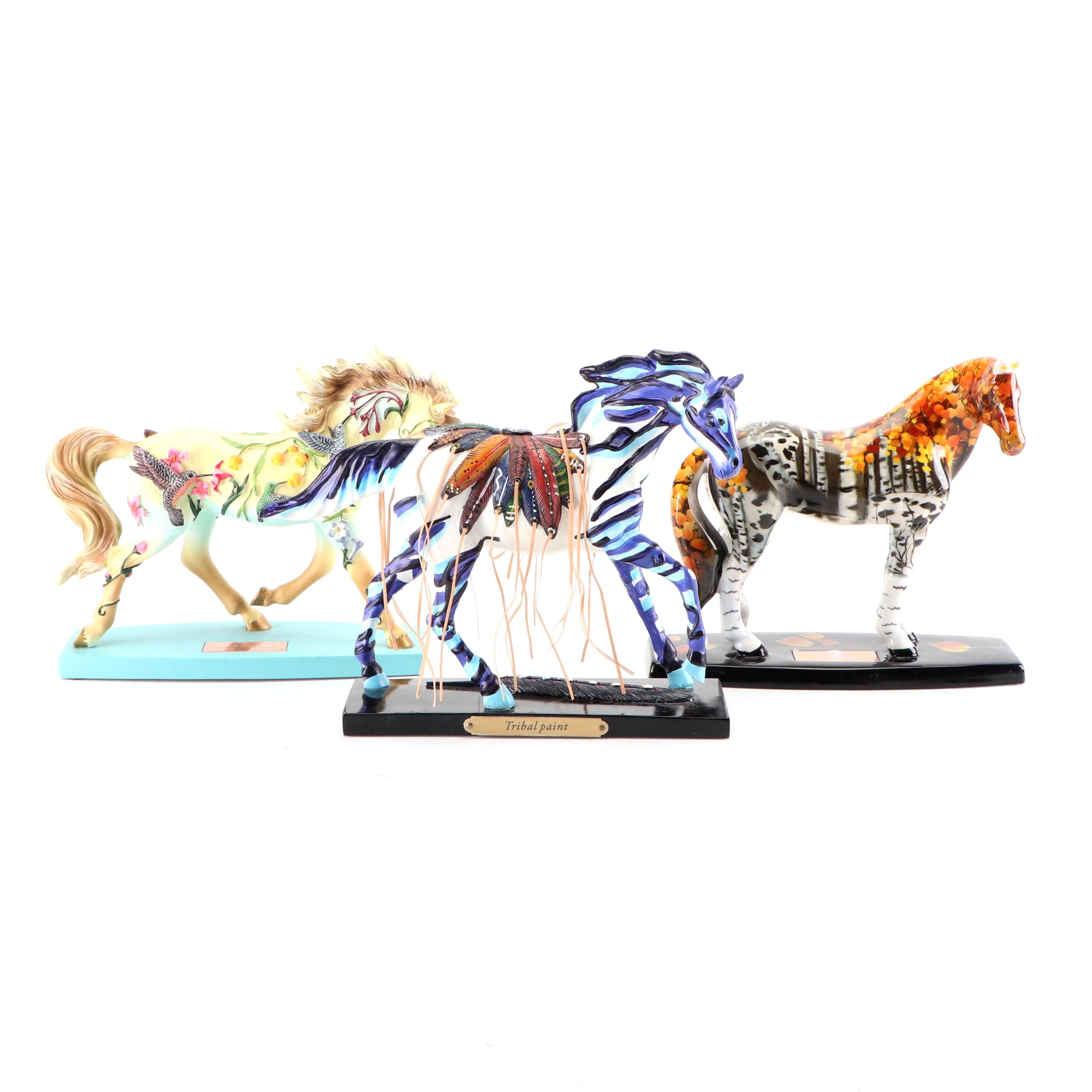 Horse of a Different Color and The Trail of Painted Ponies Figurines