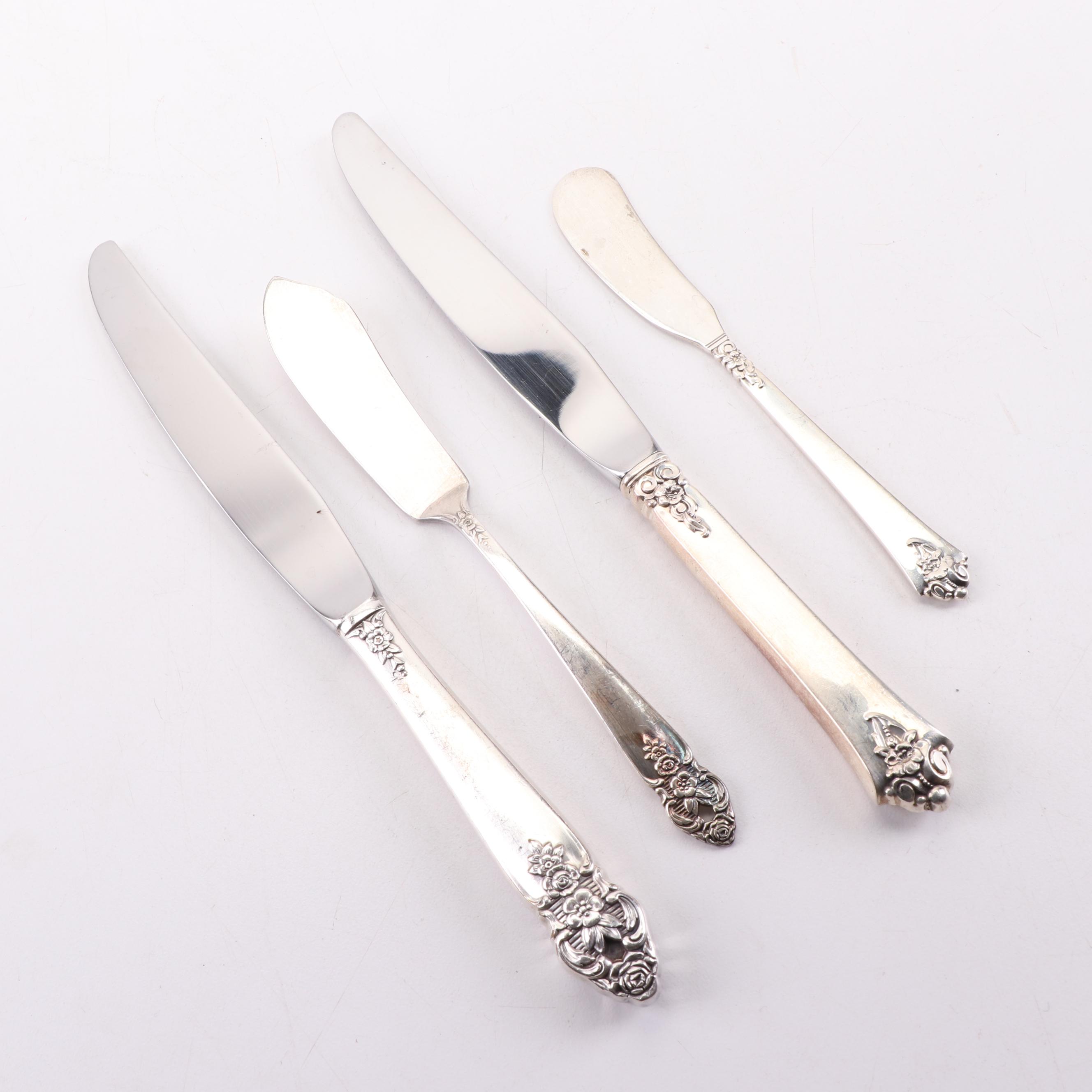 Royal Crest "Castle Rose" Sterling Silver Flatware and Prestige Silver Plate