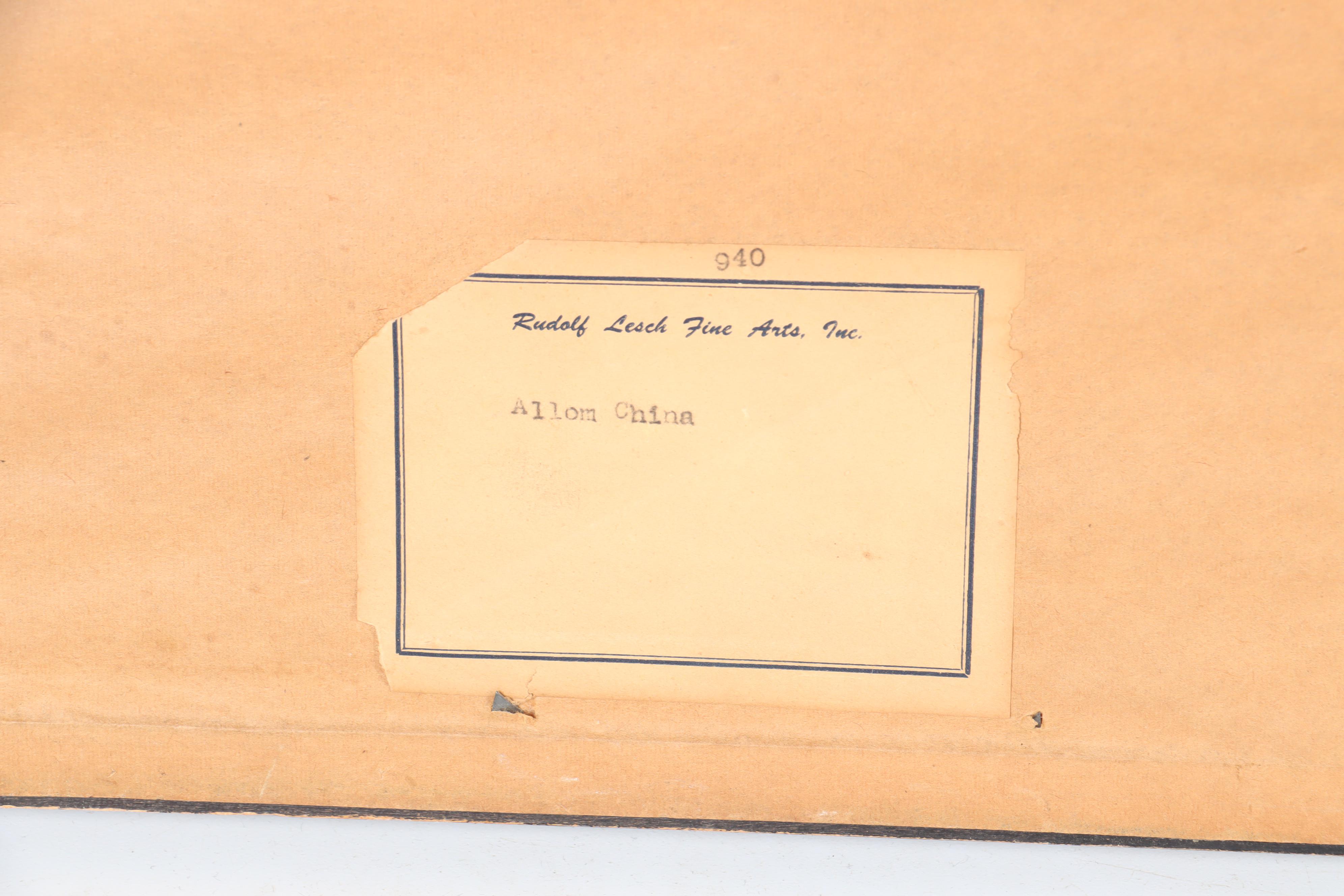 Thomas Allom and W. H. Capone Chinoiserie Engravings