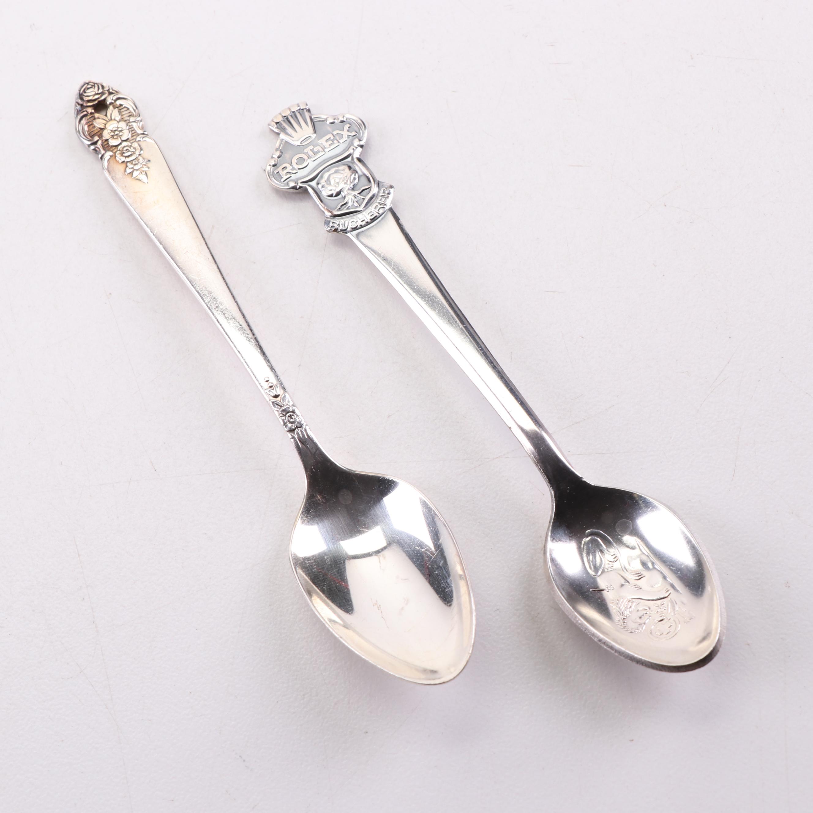 Royal Crest "Castle Rose" Sterling Silver Flatware and Prestige Silver Plate