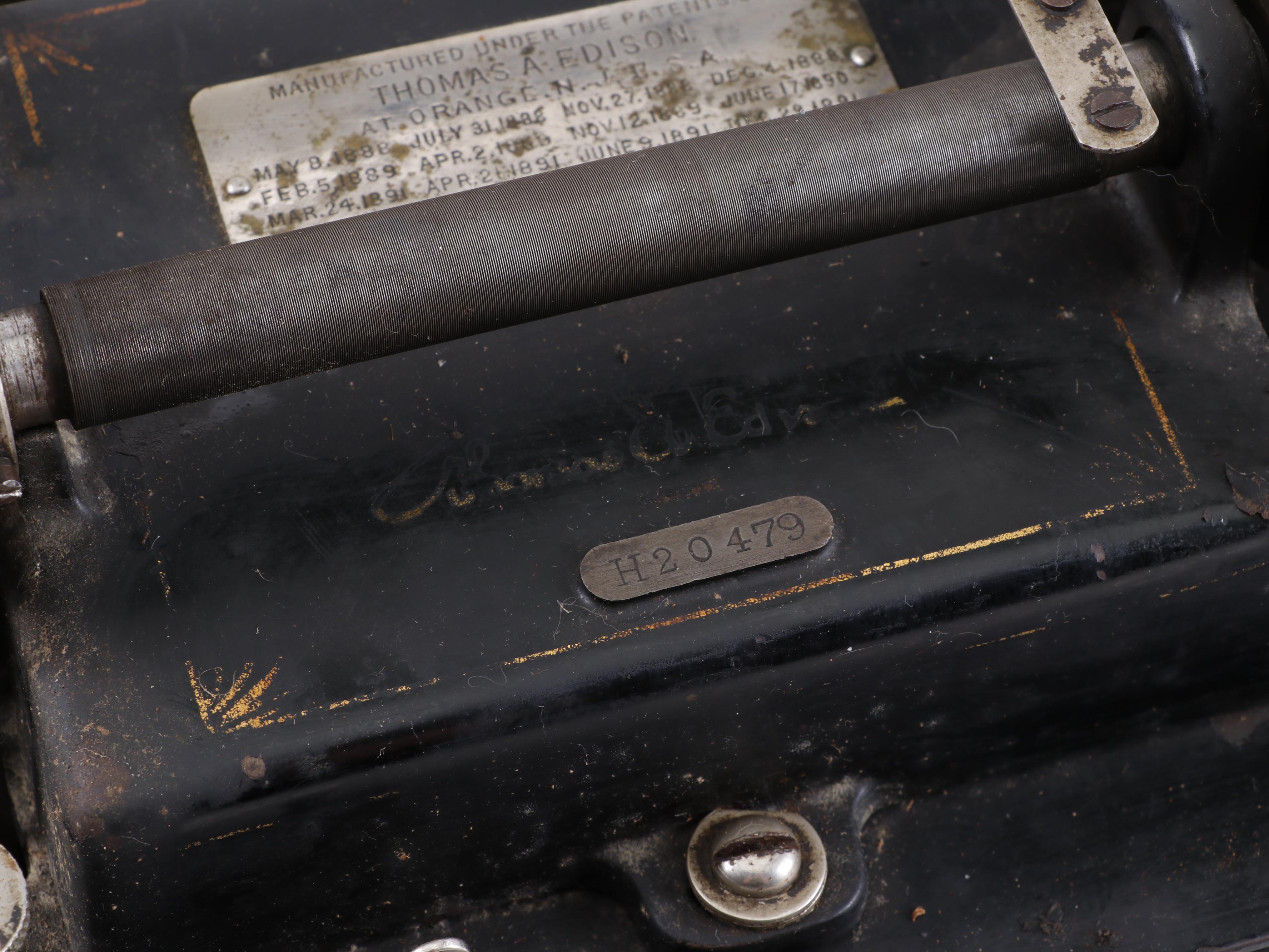 1898 Thomas Edison Home Phonograph