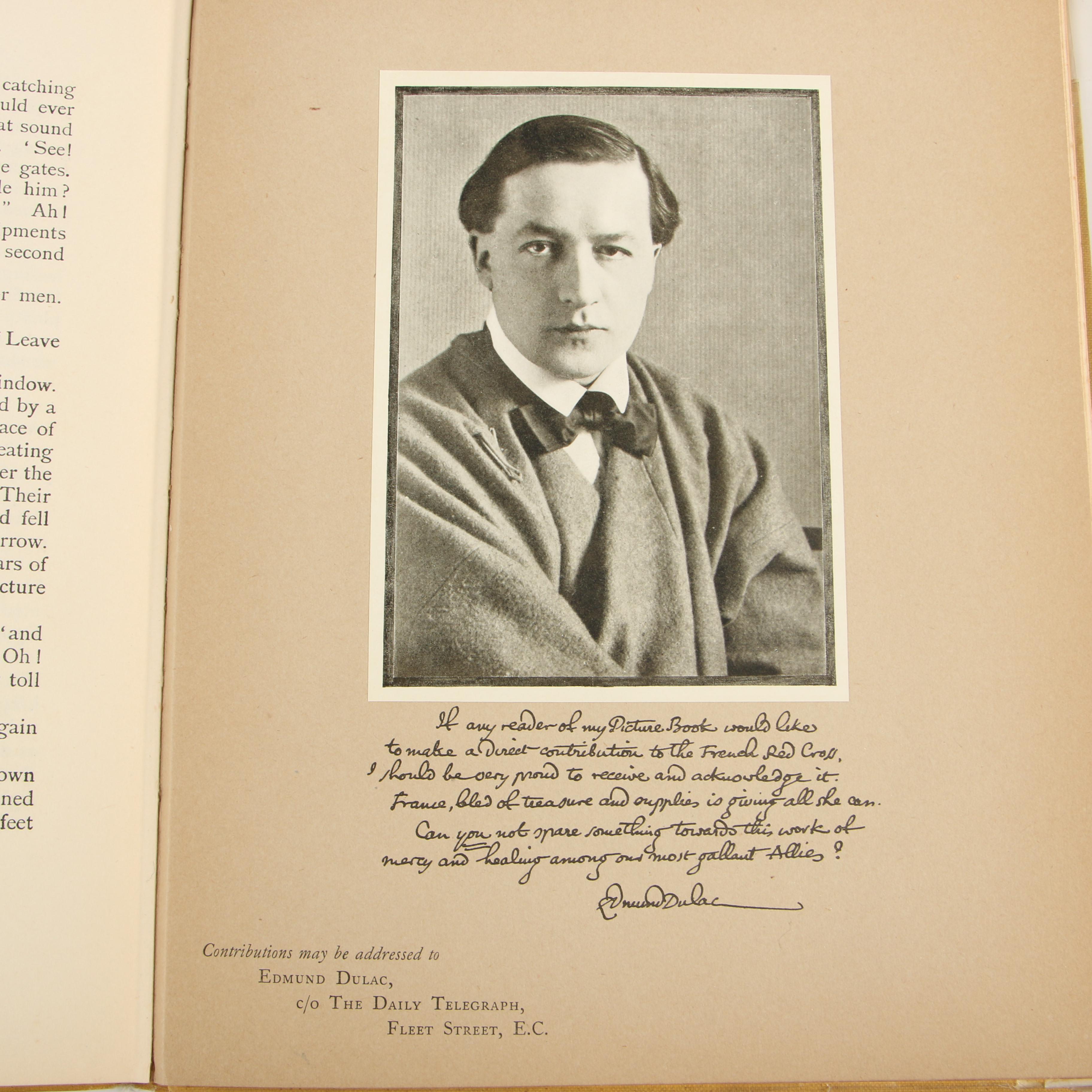 1915 "Edmund Dulac's Picture-Book for the French Red Cross" Anthology