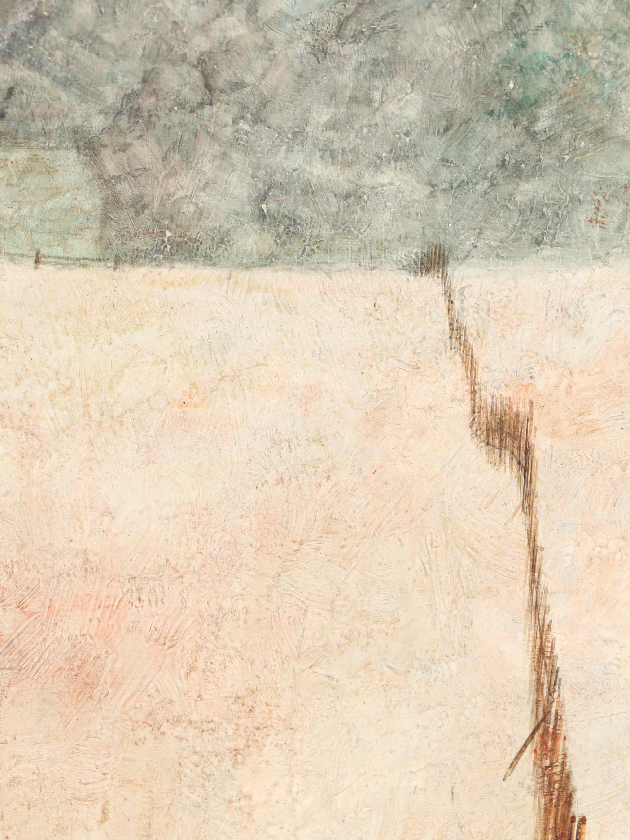 Roy Nolen Farmstead Oil Painting