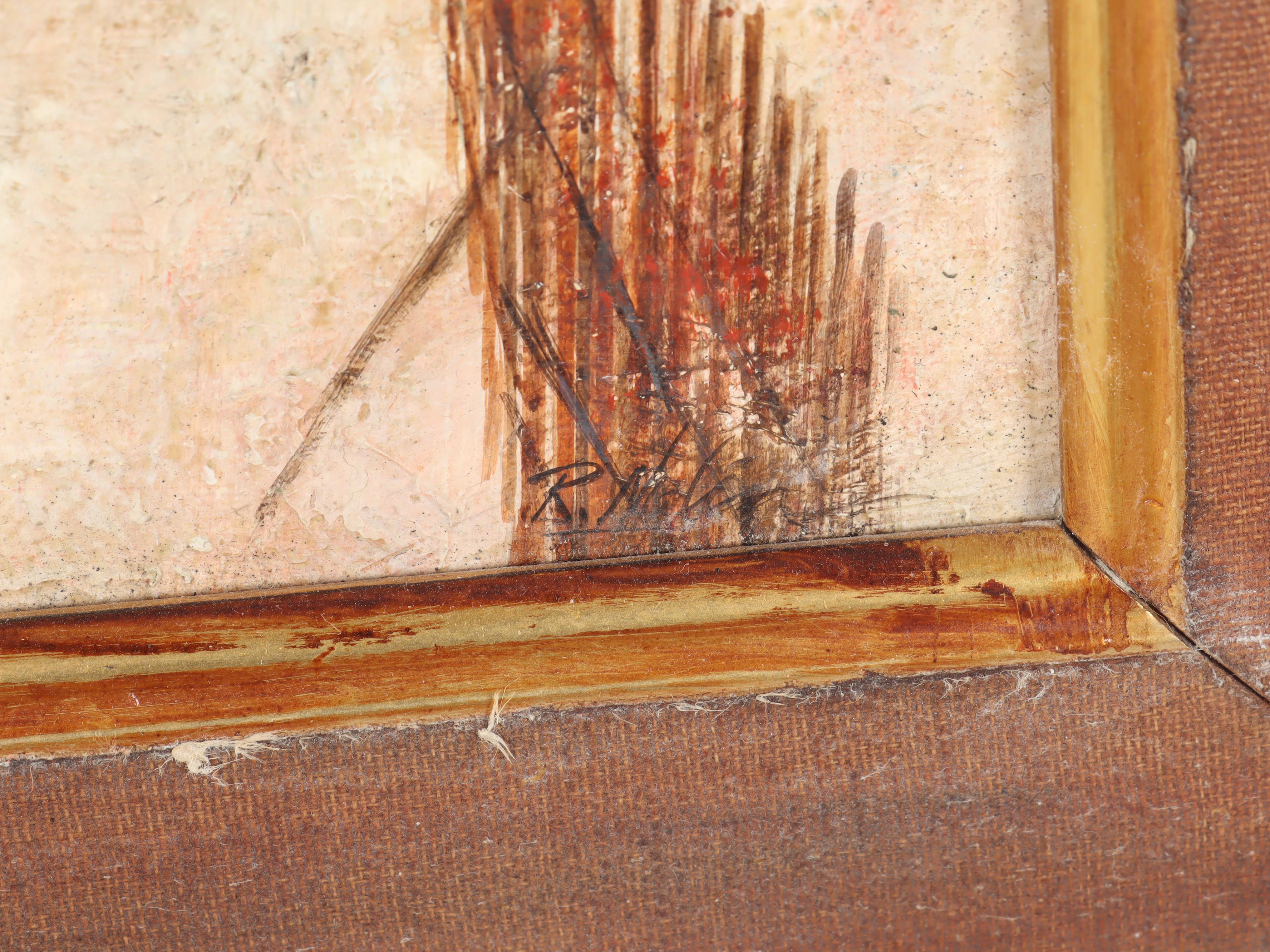 Roy Nolen Farmstead Oil Painting