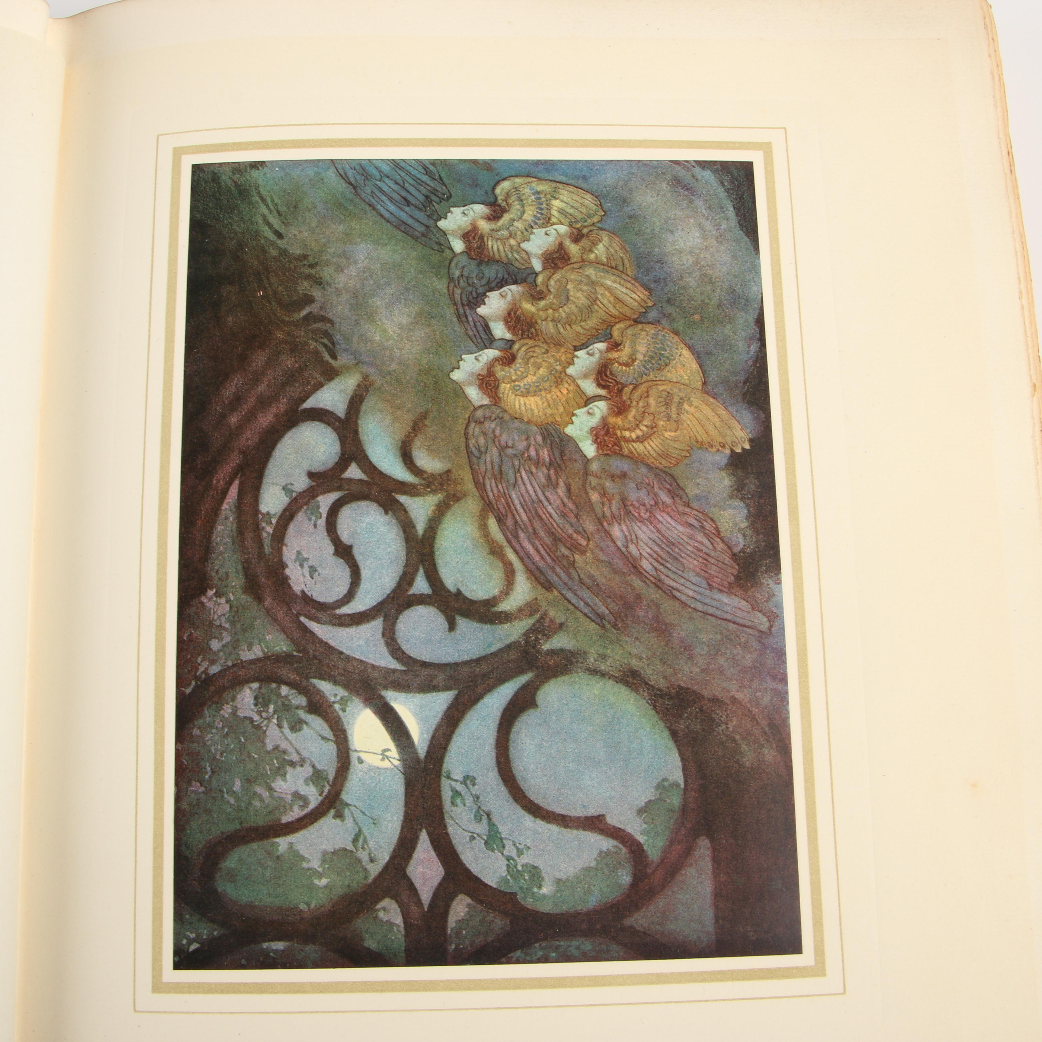 1912 Edmund Dulac Signed "The Bells and Other Poems" by Edgar Allan Poe