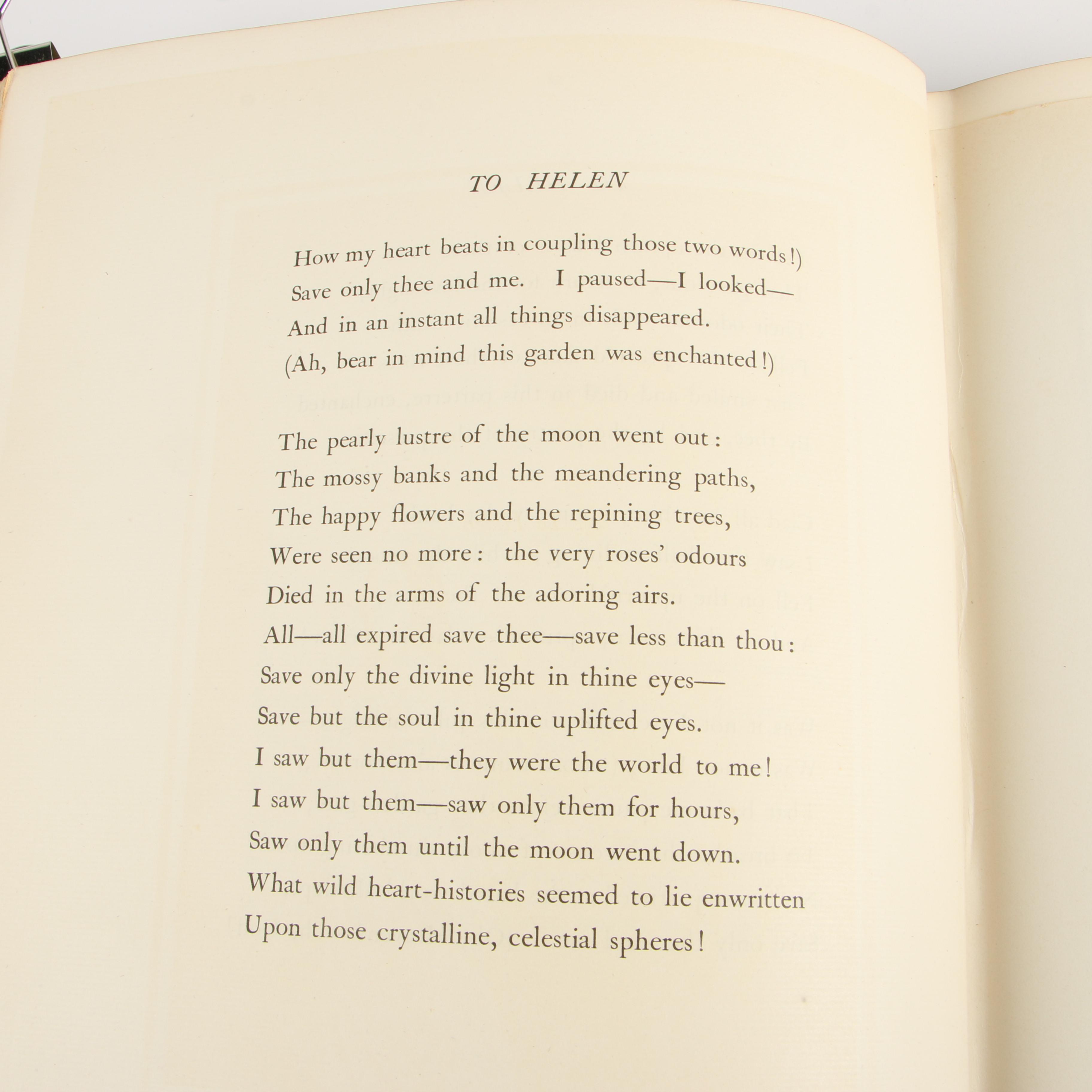 1912 Edmund Dulac Signed "The Bells and Other Poems" by Edgar Allan Poe