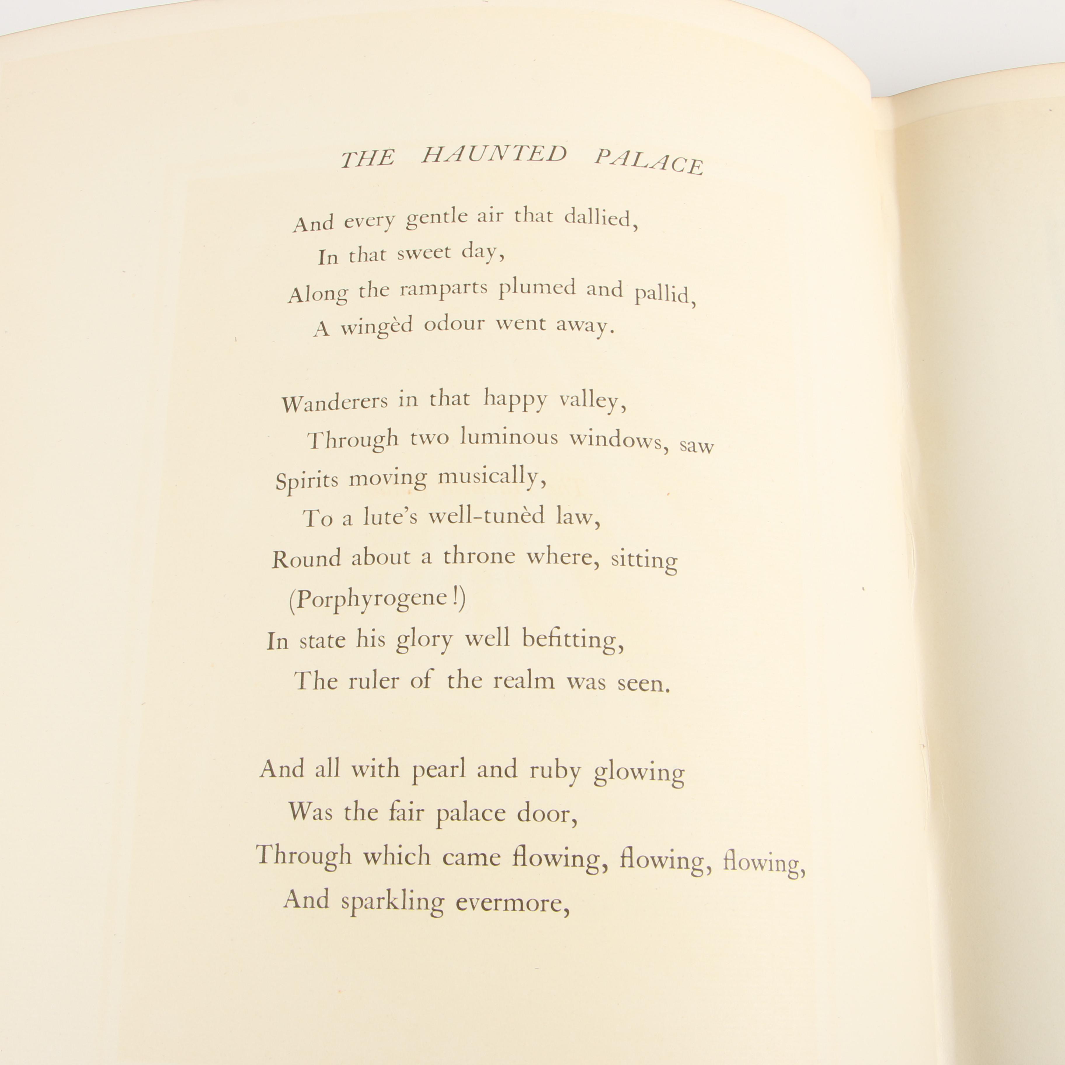 1912 Edmund Dulac Signed "The Bells and Other Poems" by Edgar Allan Poe