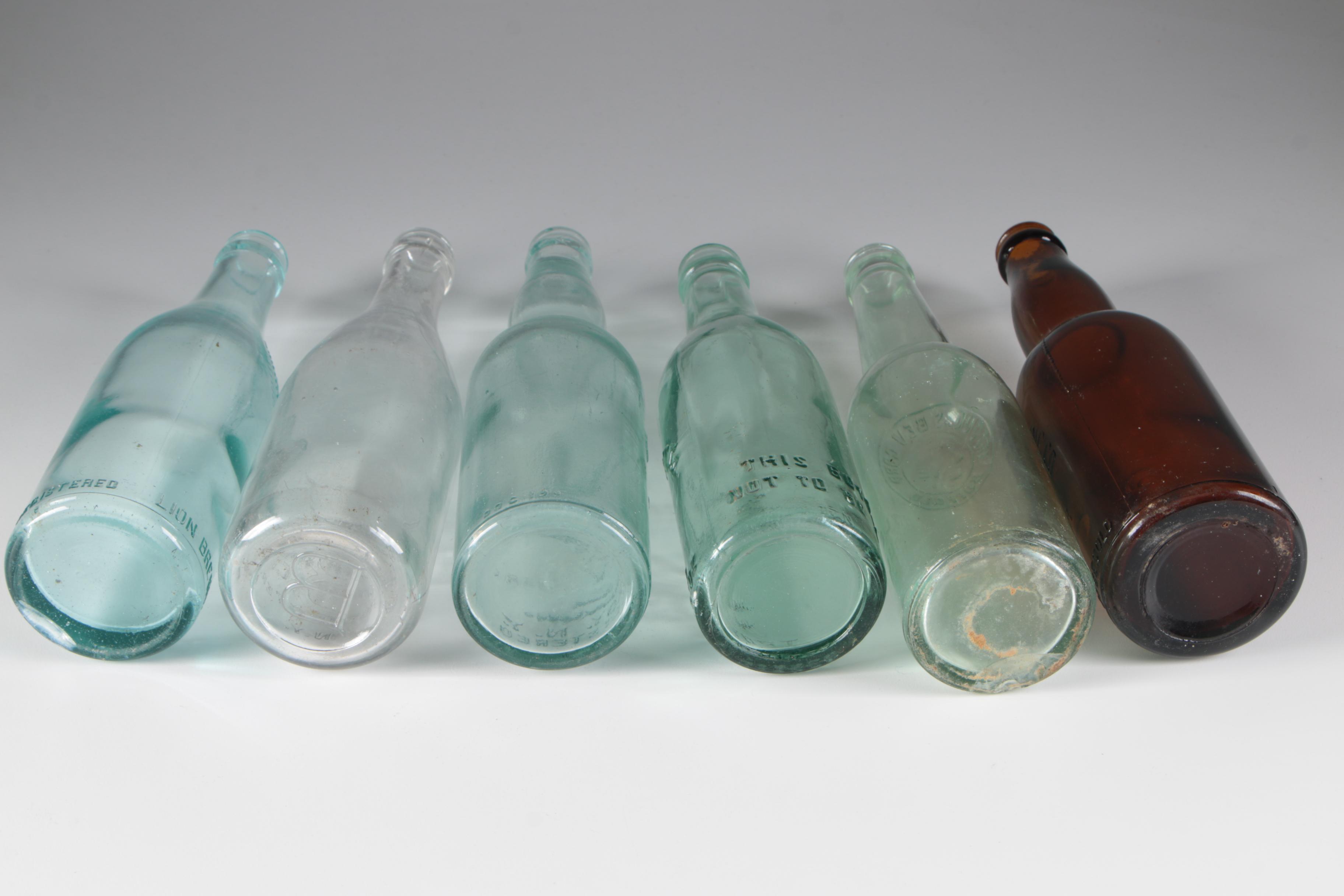 Glass Beer Bottles From New York Breweries, Late 19th to Early 20th Century